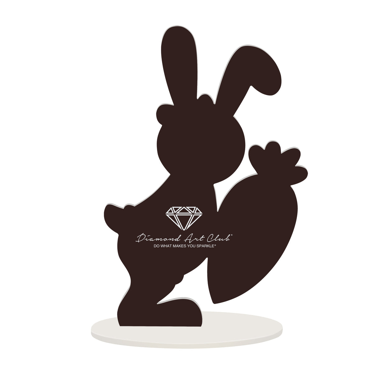 Diamond Painting Sparkle Scenes - Spring Bunny 5.5" x 3.5" x 1.9" (14cm x 9cm x 5cm) / Round with 9 Colors Including 2 Fairy Dust Diamonds and 2 Special Diamonds / 628