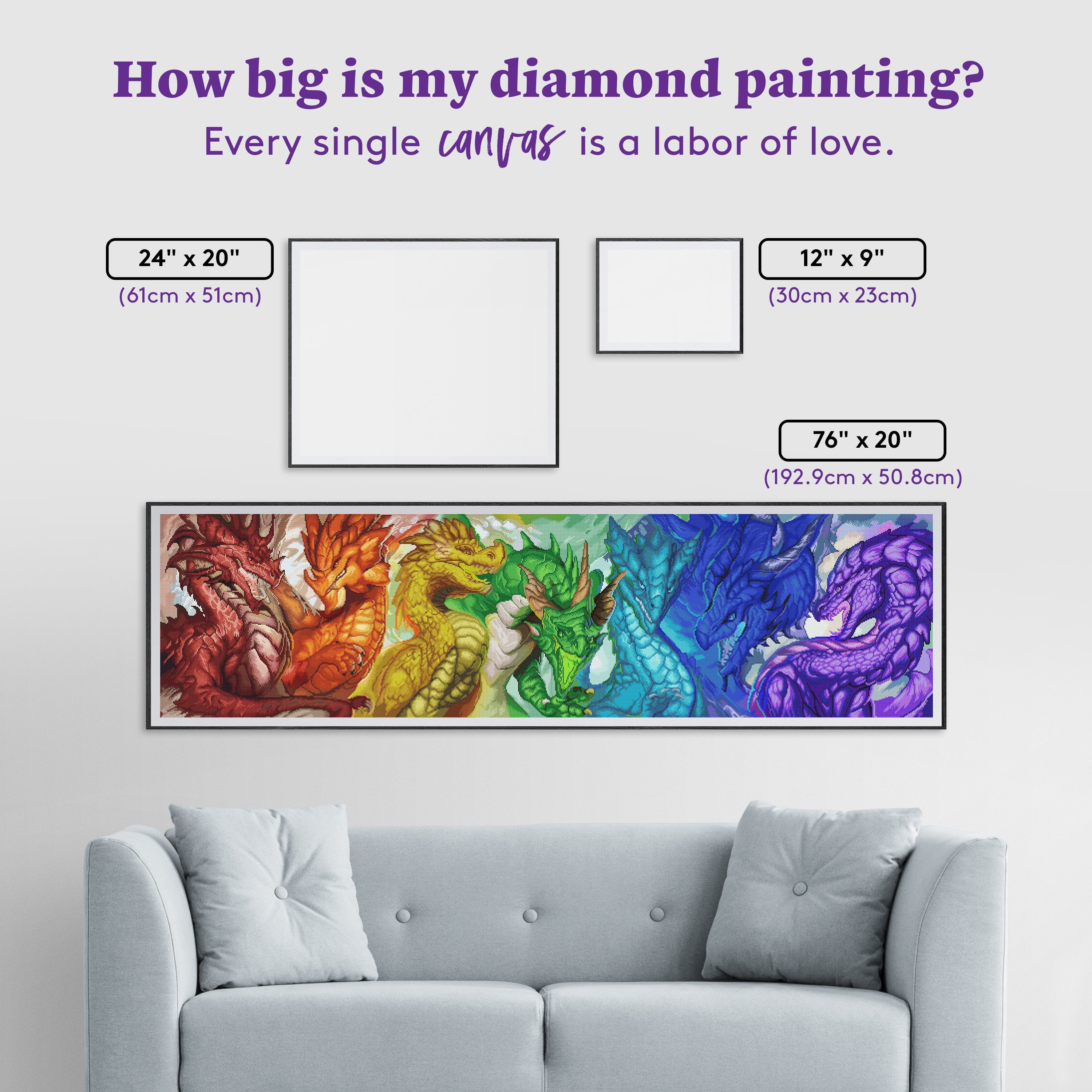 Spectrum of Dragons – Diamond Art Club