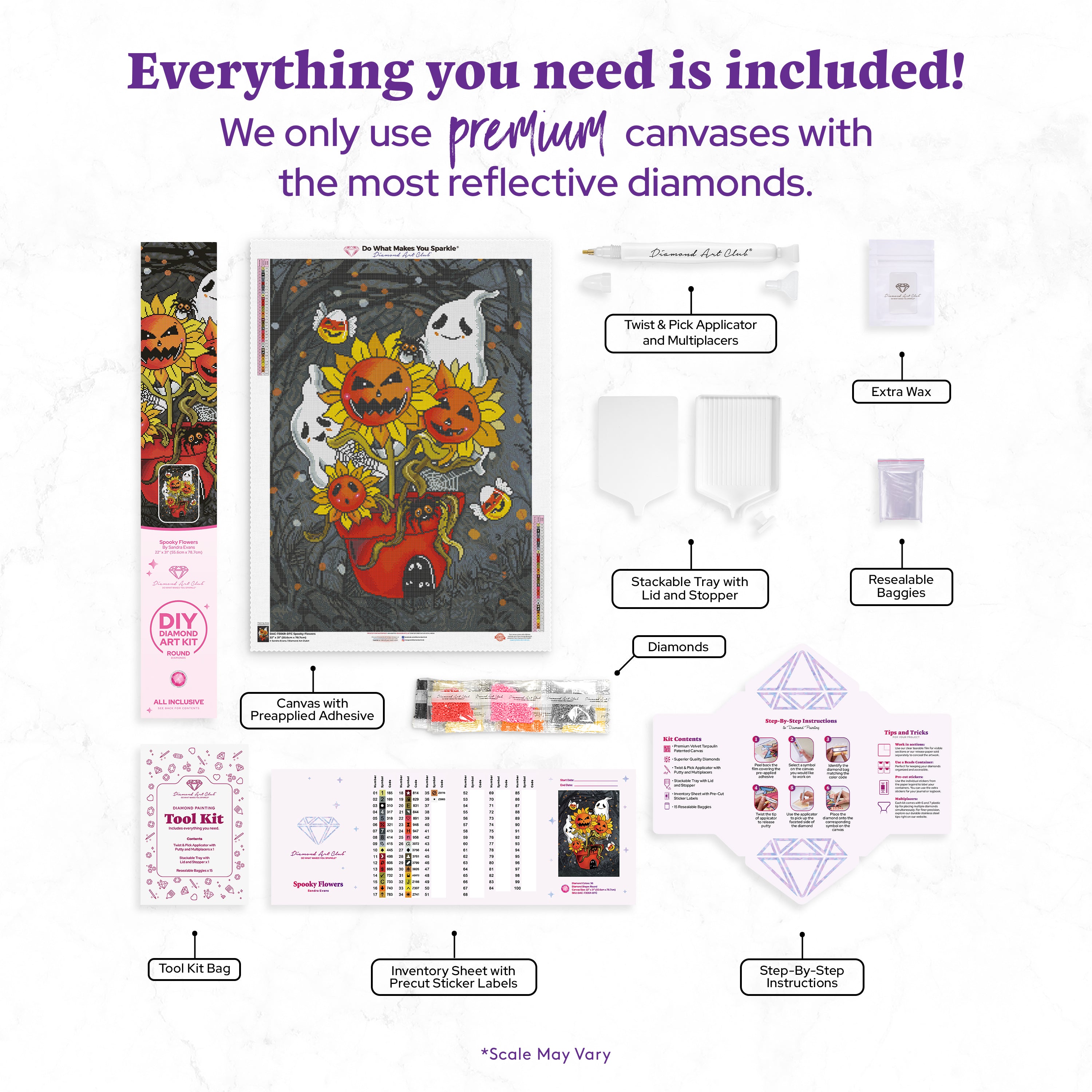 Spooky Flowers – Diamond Art Club