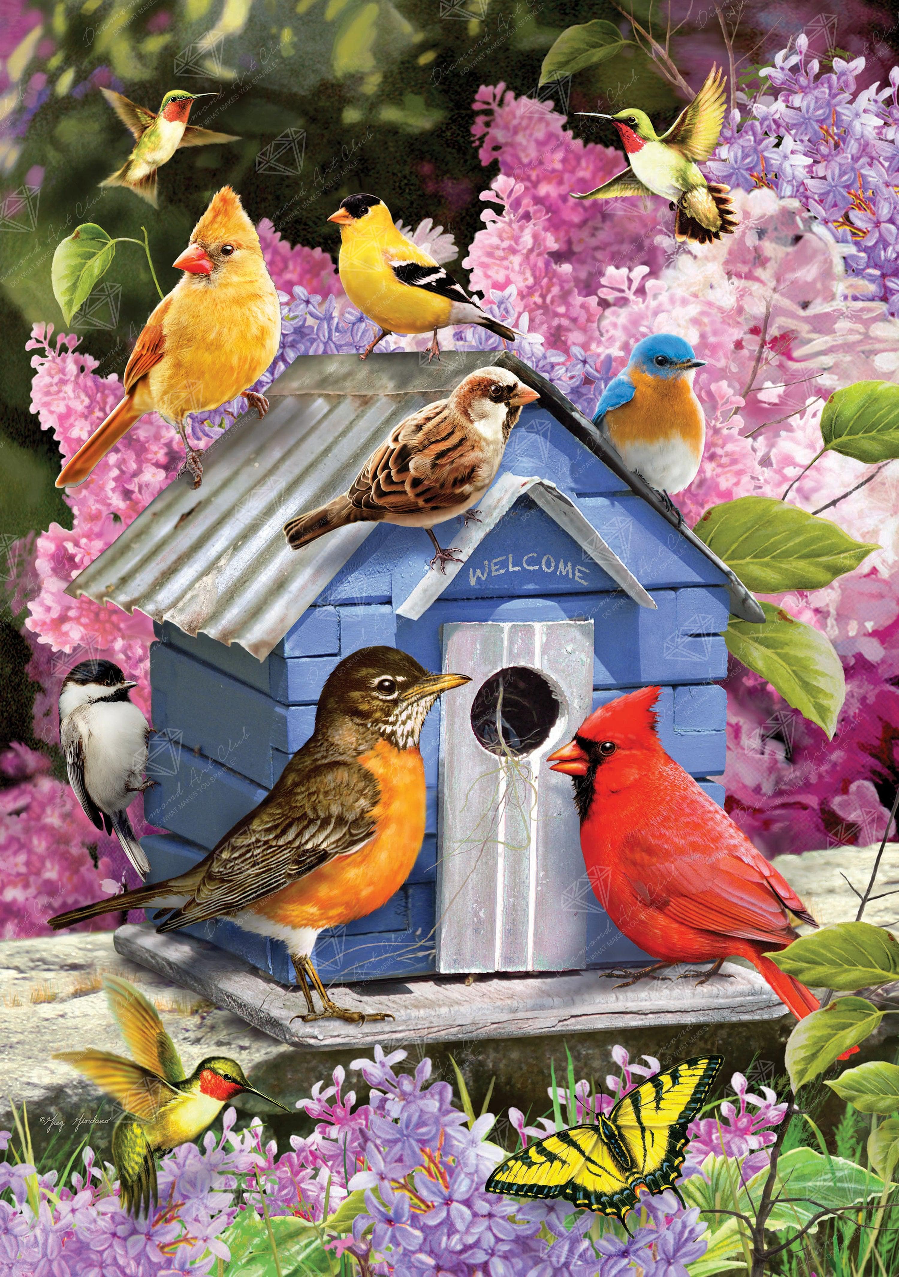 Spring Birdhouse – Diamond Art Club