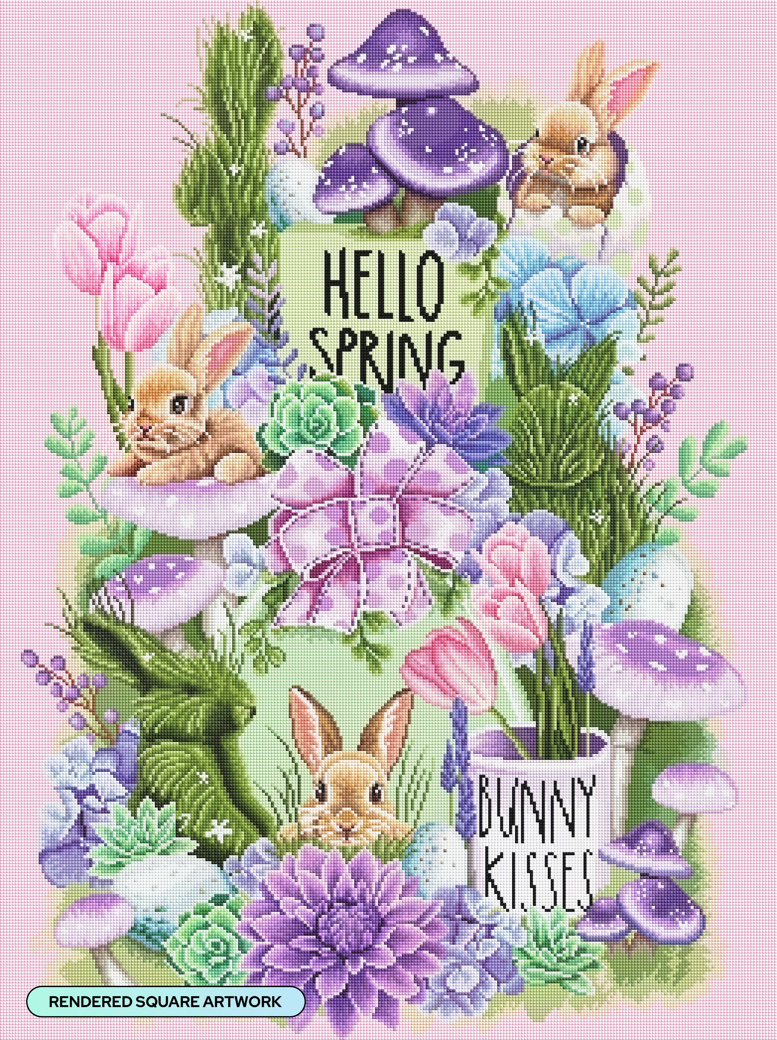 Spring Bunny Bounty – Diamond Art Club
