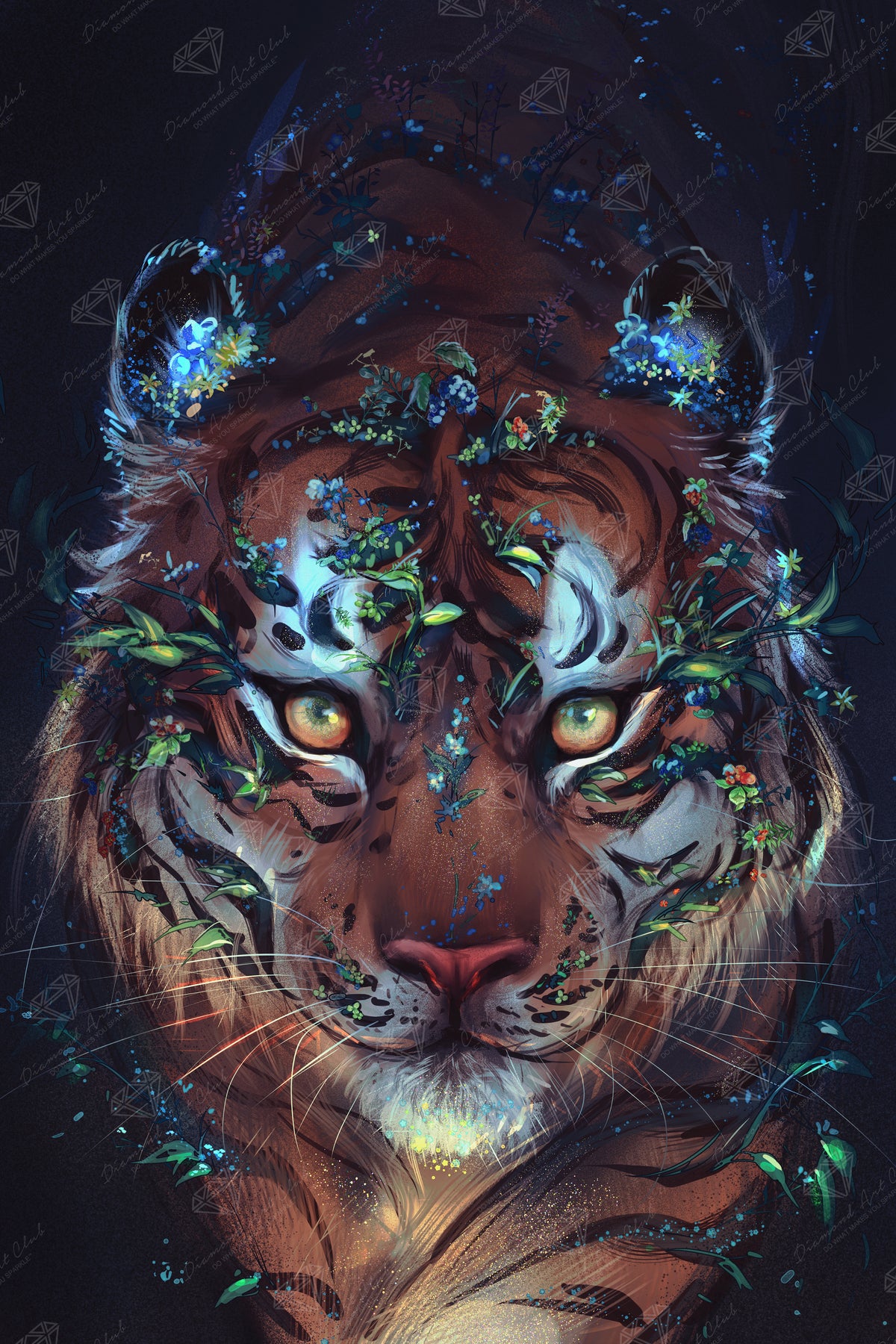Diamond Painting Spring Keeper 22" x 33" (55.8cm x 83.6cm) / Square with 89 Colors including 3 ABs and 3 Fairy Dust Diamonds / 75,264