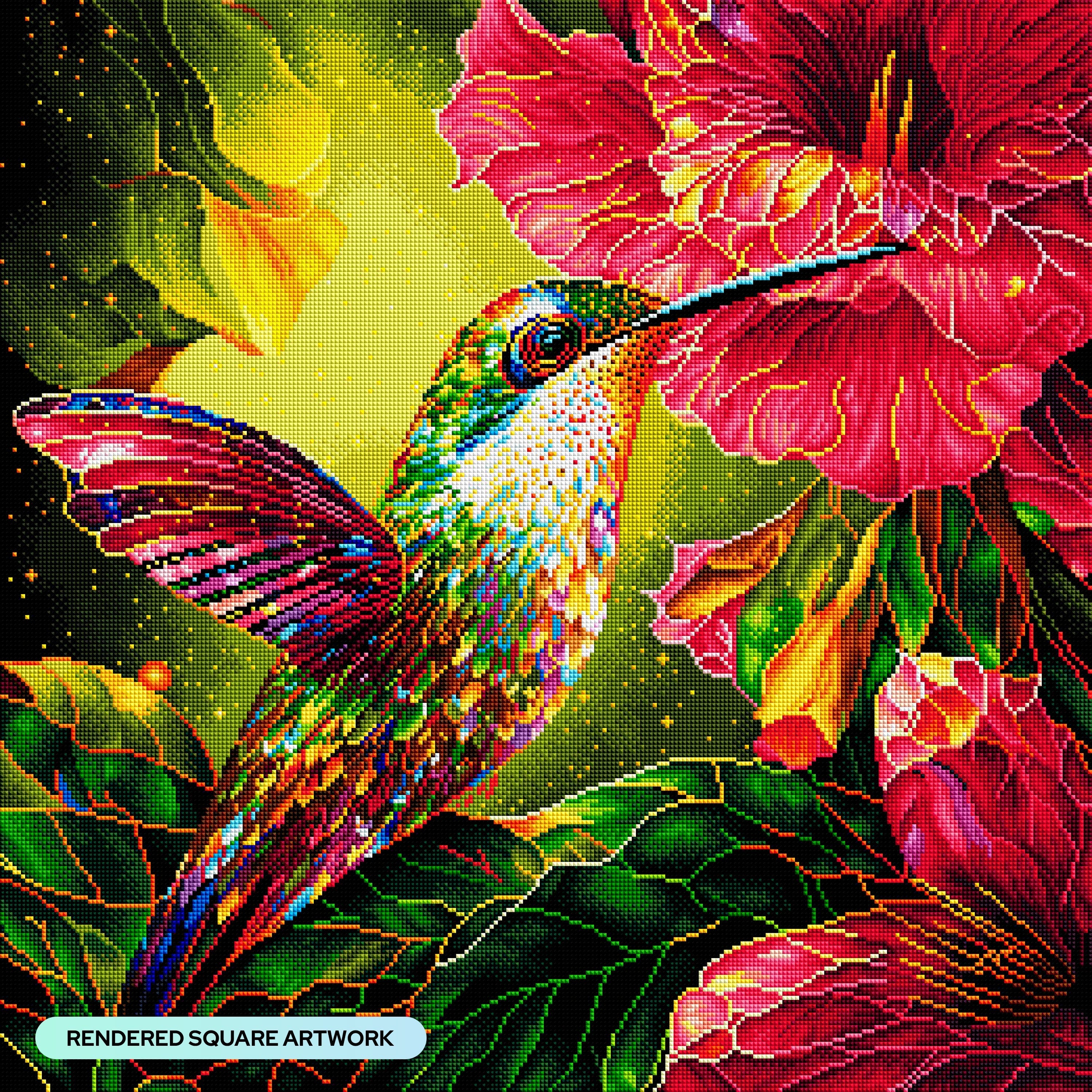 ダイヤモンドアートクラブ Beautiful Hummingbird DAC Beautiful Hummingbird – Diamond Art Club