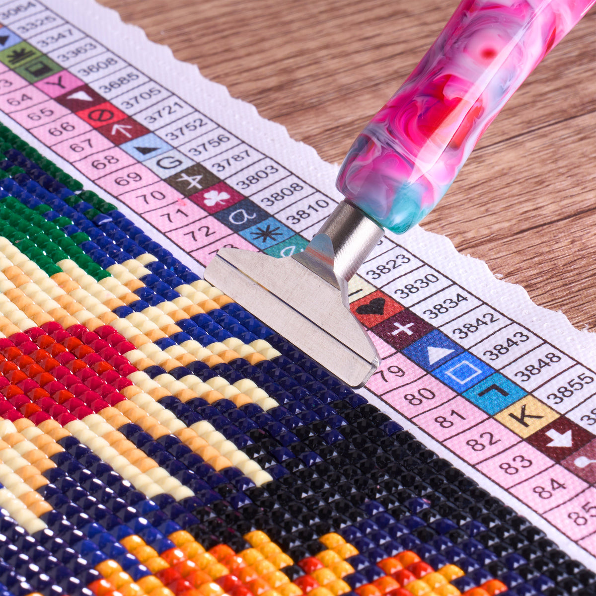 Diamond Painting Stainless Steel Straightener