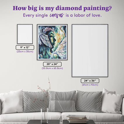 Diamond Painting Stand Strong 20" x 24" (50.8cm x 60.8cm) / Square with 53 Colors including 2 ABs and 2 Fairy Dust Diamonds / 49,776
