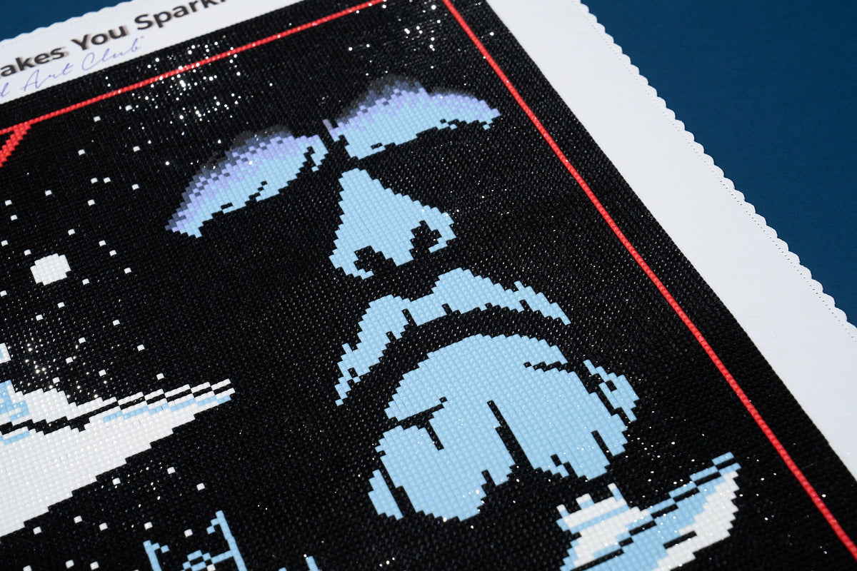 Diamond Painting Star Wars: The Empire Strikes Back 17" x 51" (42.8cm x 129.5cm) / Square with 19 Colors including 1 AB and 2 Fairy Dust Diamonds / 89,440