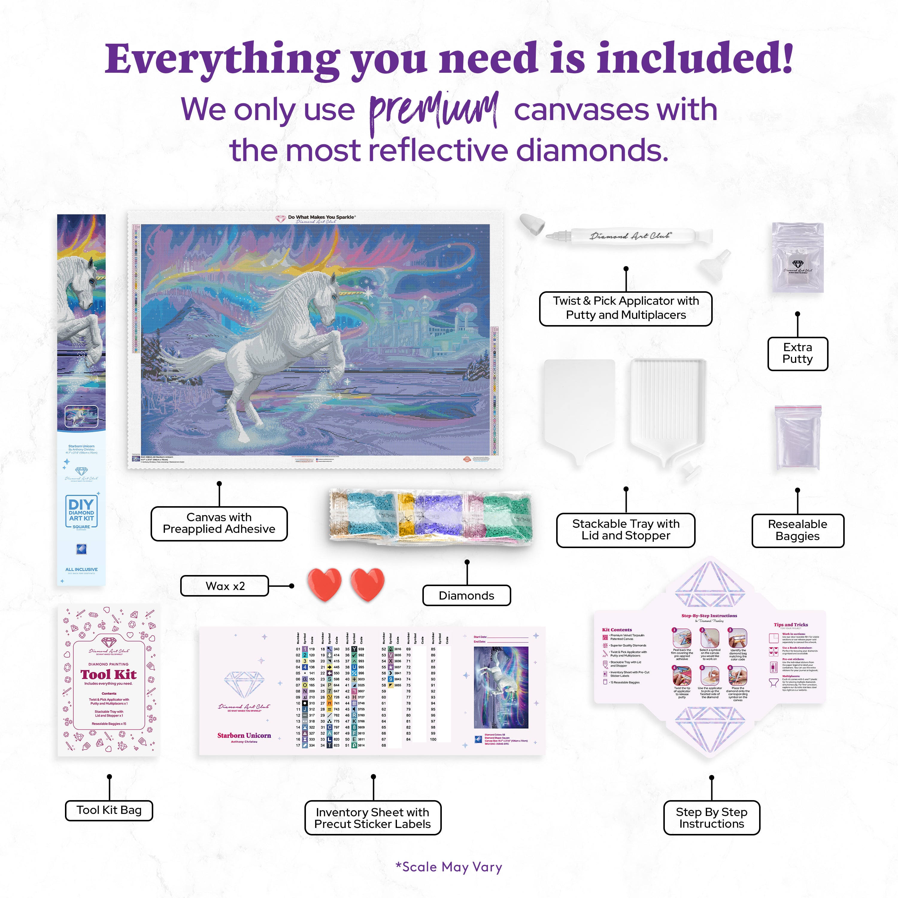 Starborn Unicorn – Diamond Art Club
