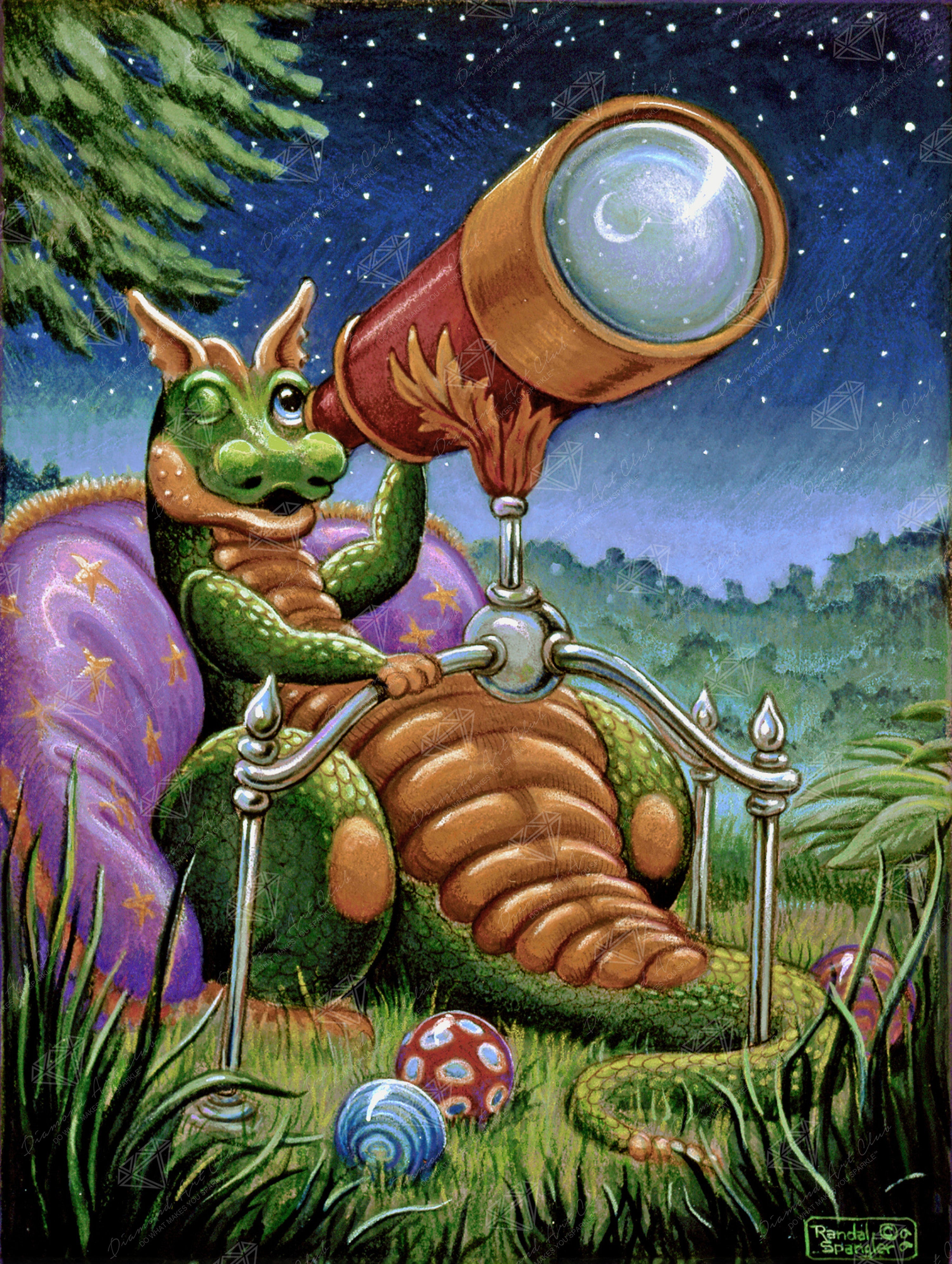 Stargazing Dragling – Diamond Art Club