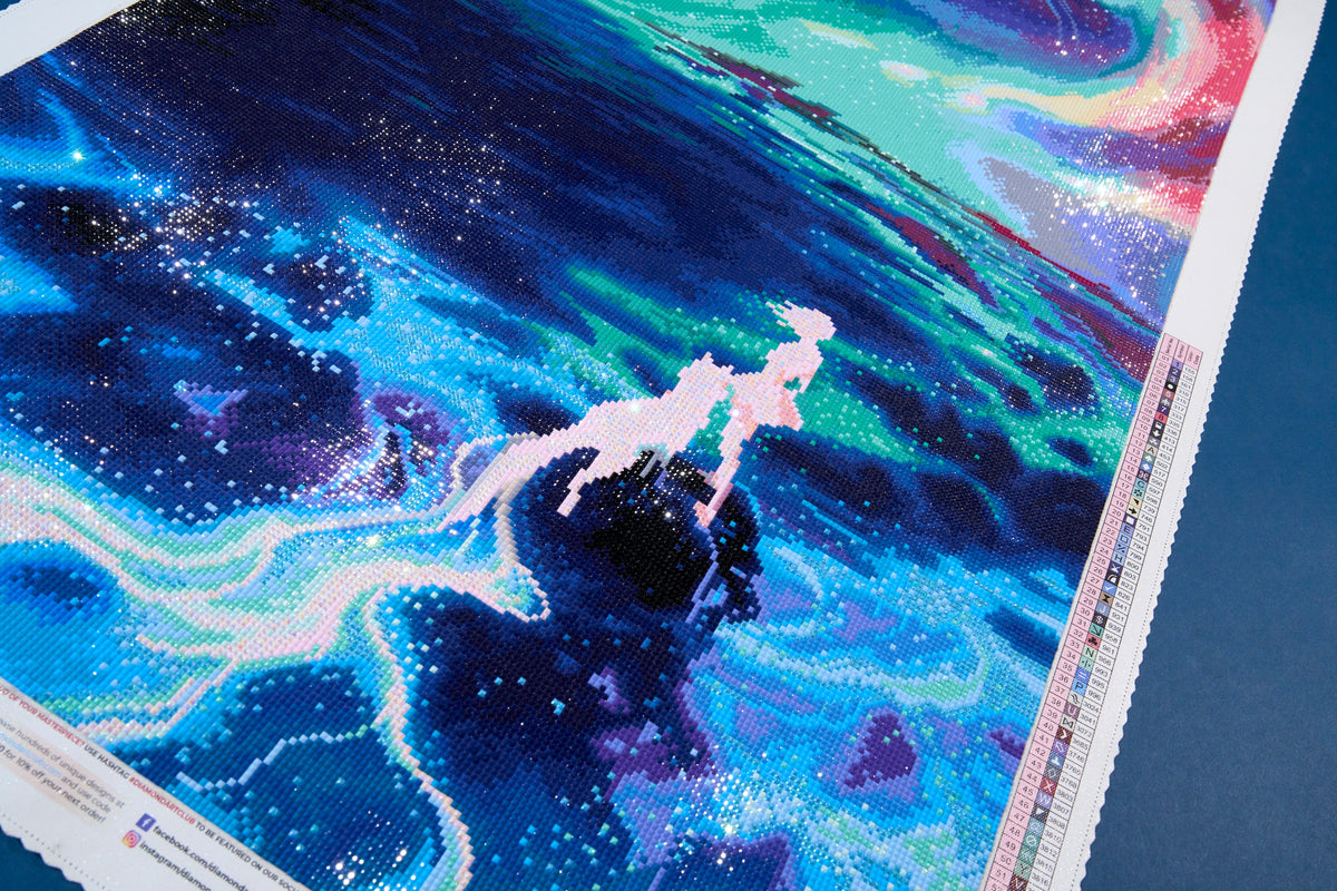 Diamond Painting Stars Beneath 22" x 44" (55.8cm x 111.5cm) / Square with 72 Colors including 3 ABs and 4 Fairy Dust Diamonds / 100,352