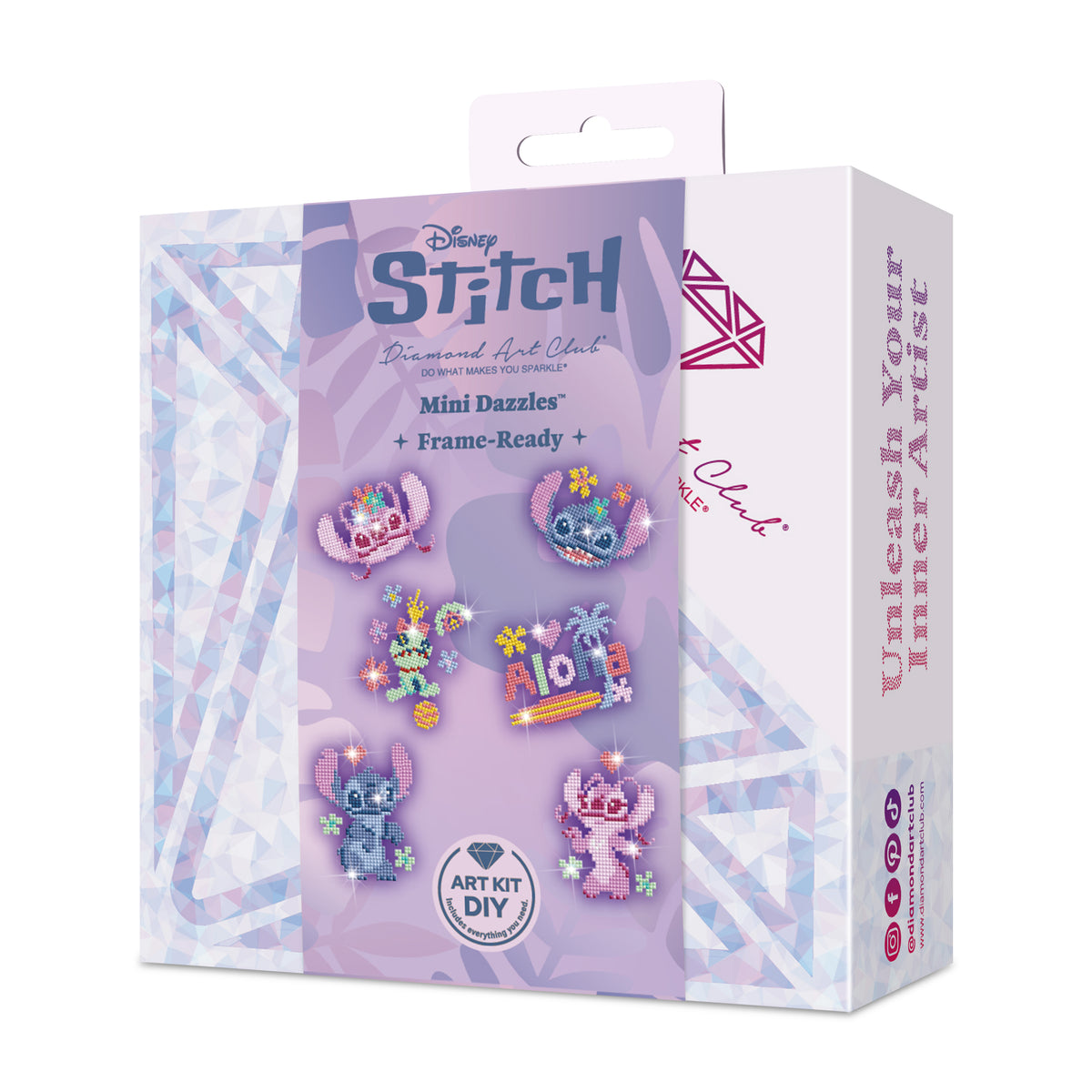Diamond Painting Stitch™ - Mini Dazzles™ 4" x 6" (10.2cm x 15.2cm) / Square With 13 Colors Including 13 Fairy Dust Diamonds / 3,867