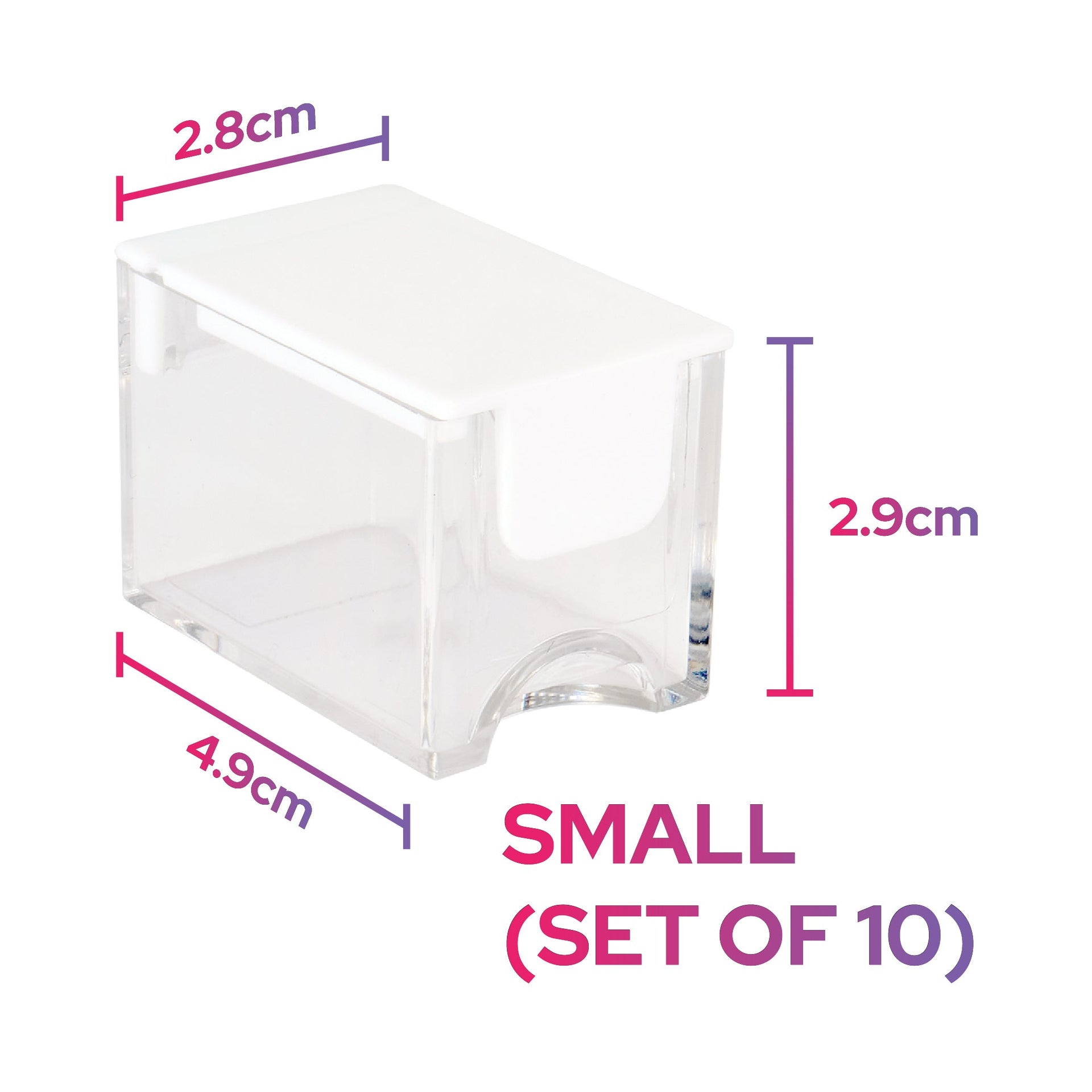 Diamond Painting Storage Organizer Container - Small (Set of 10)