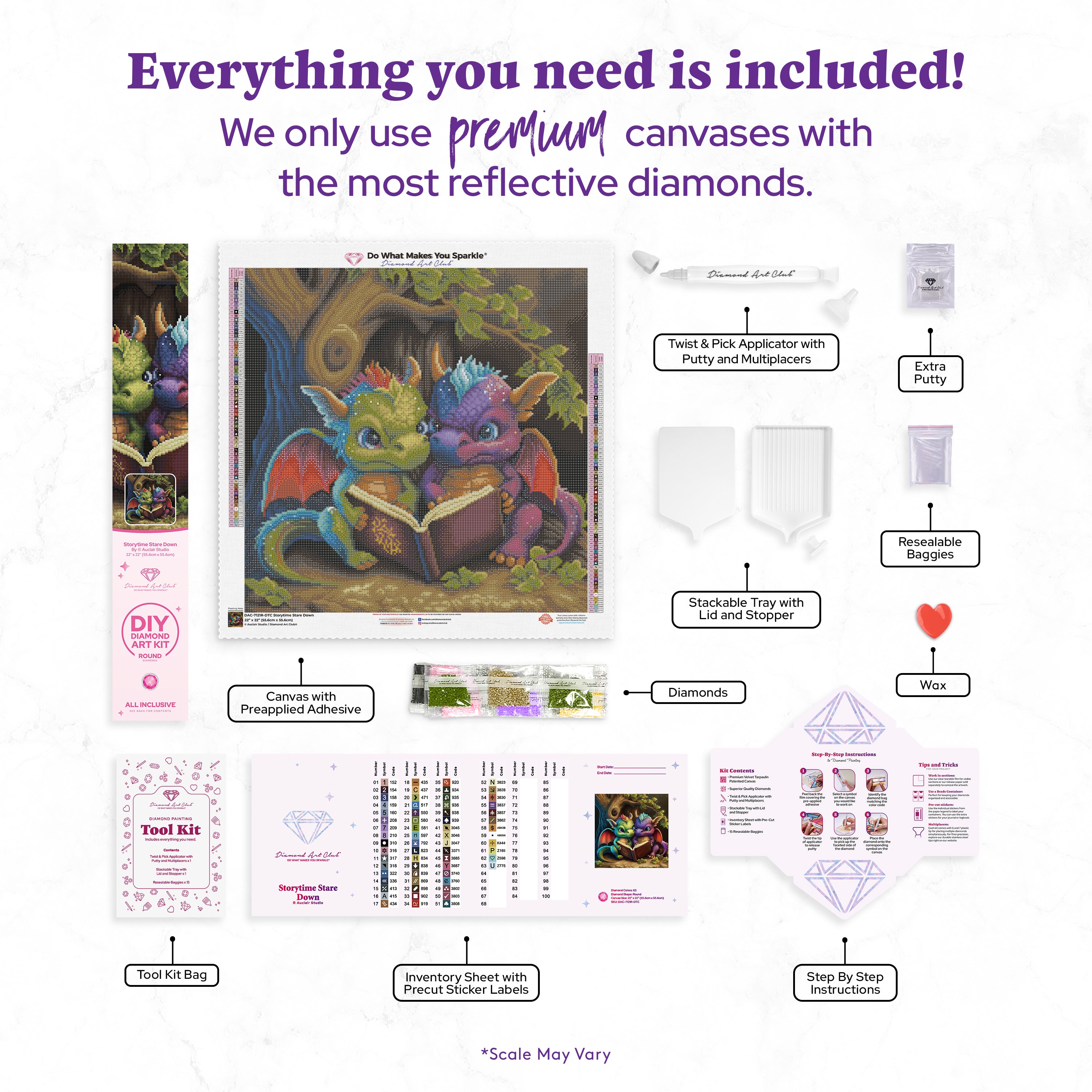 Storytime Stare Down – Diamond Art Club