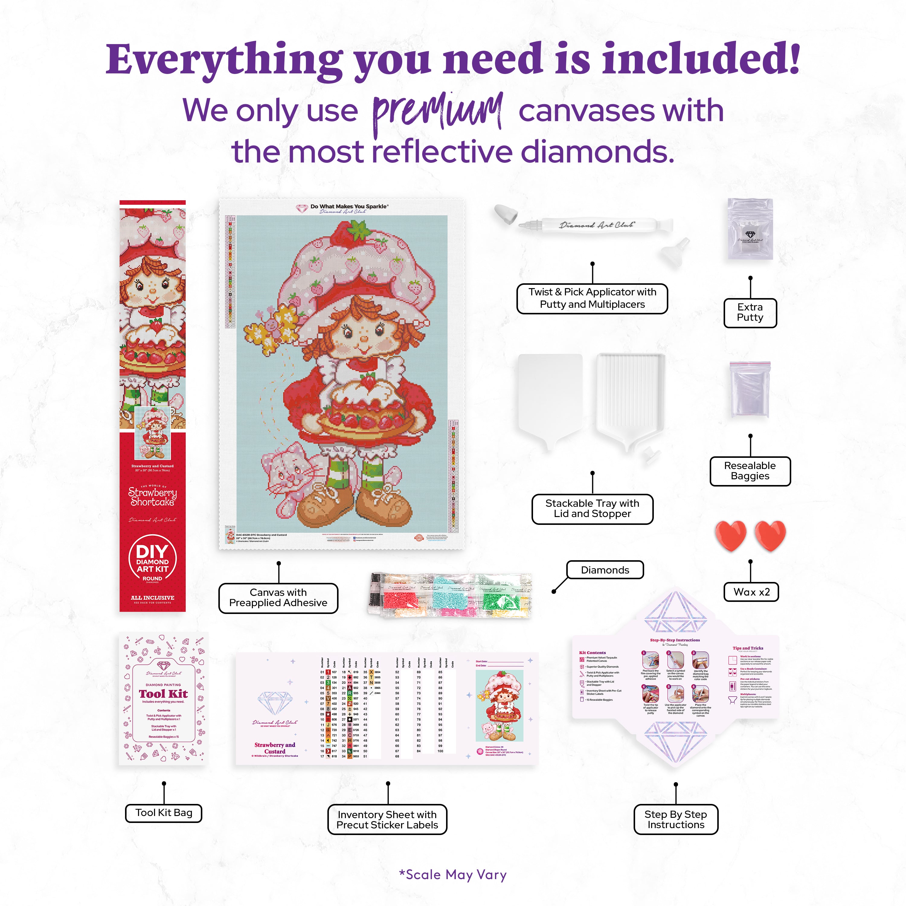 Strawberry and Custard – Diamond Art Club