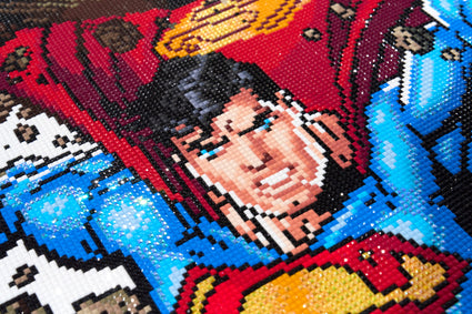 Diamond Painting Stronger Than You Think You Are 22" x 26" (56cm x 66cm) / Square With 31 Colors Including 3 ABs / 57,681