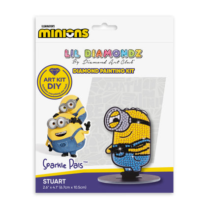Diamond Painting Stuart - Sparkle Pals™ 2.6" x 4.1" (6.7cm x 10.5cm) / Round with 5 Colors including 1 Fairy Dust Diamond / 390