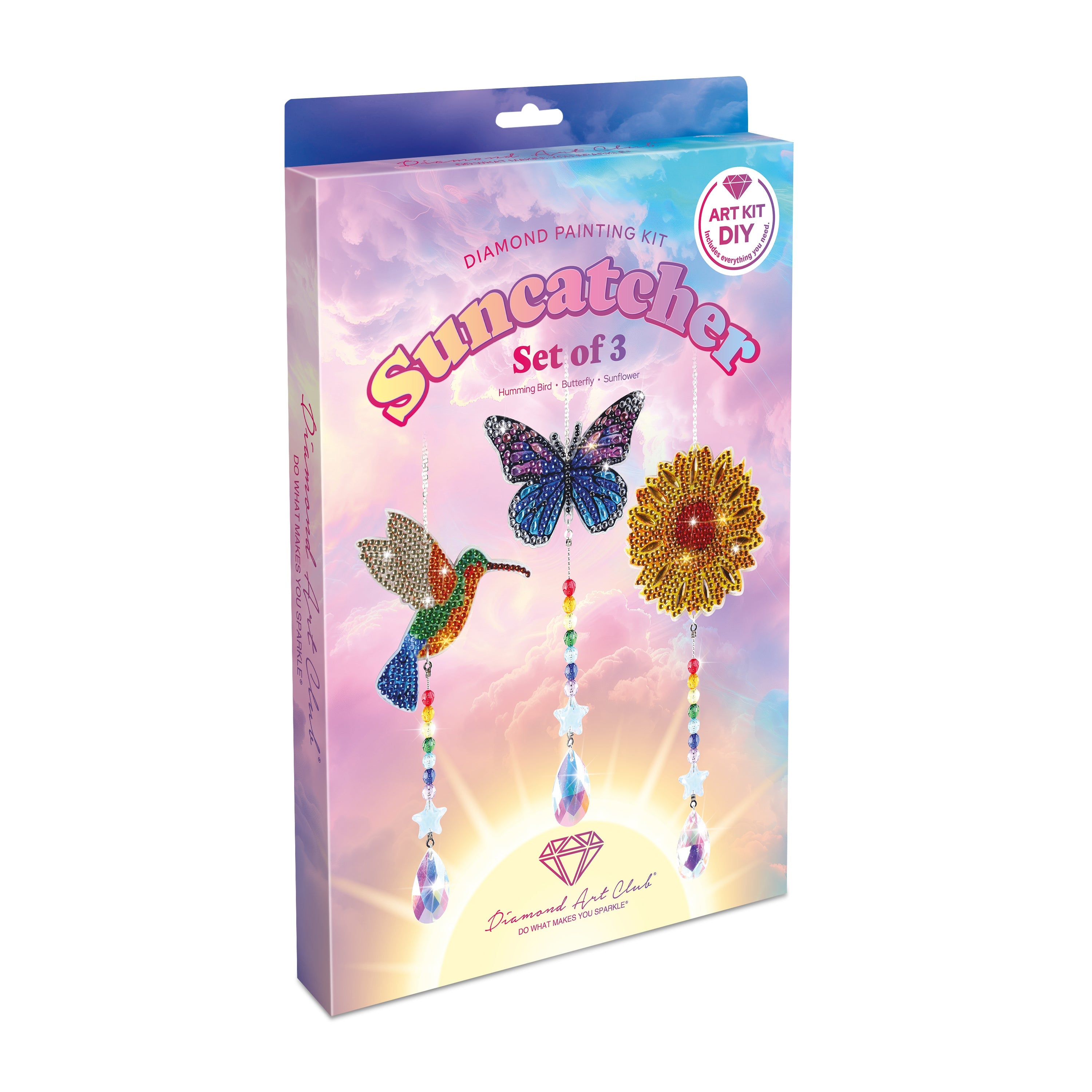 Suncatchers - Hummingbird/Butterfly/Sunflower – Diamond Art Club