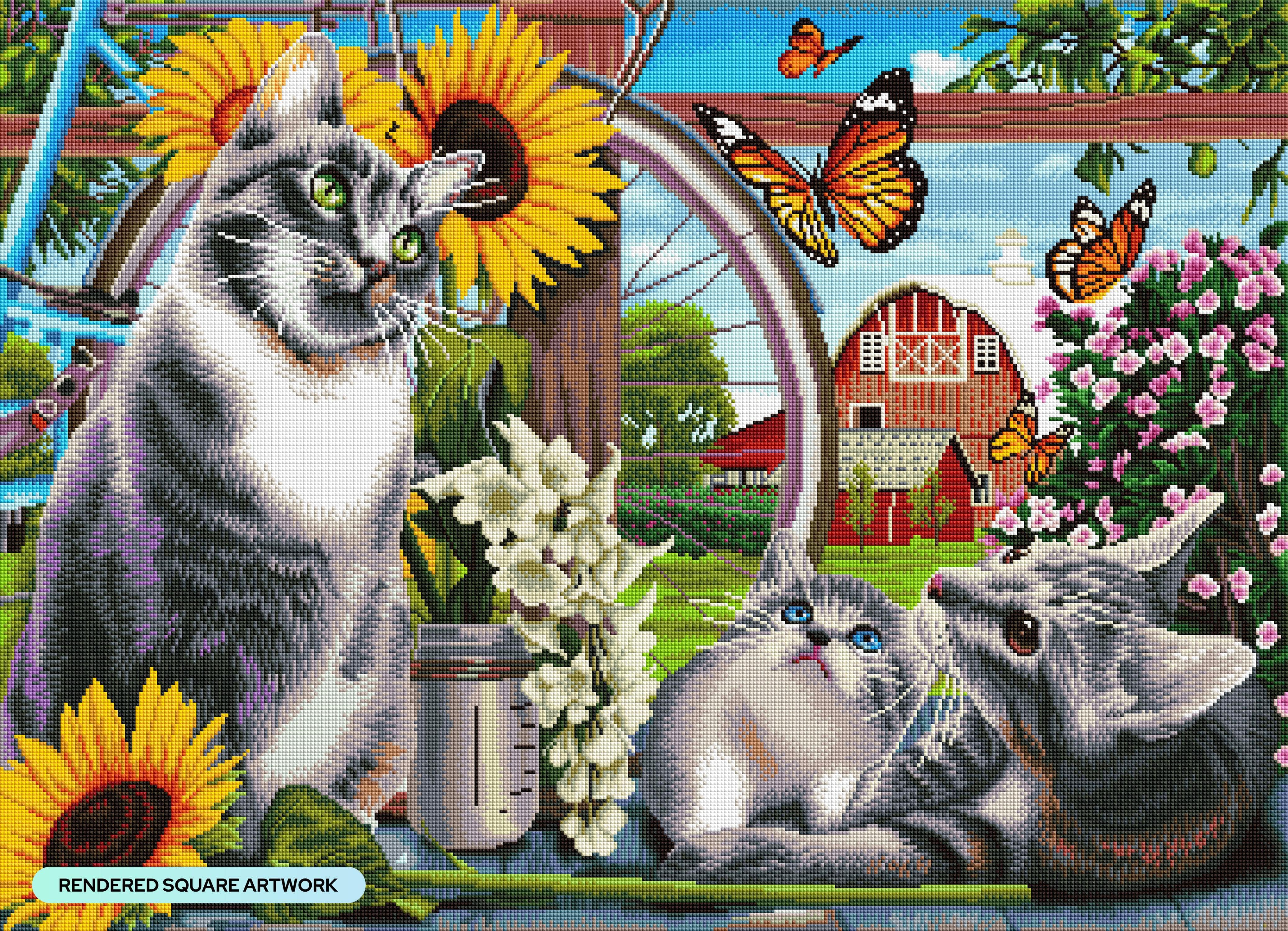 Sunflower Cats – Diamond Art Club
