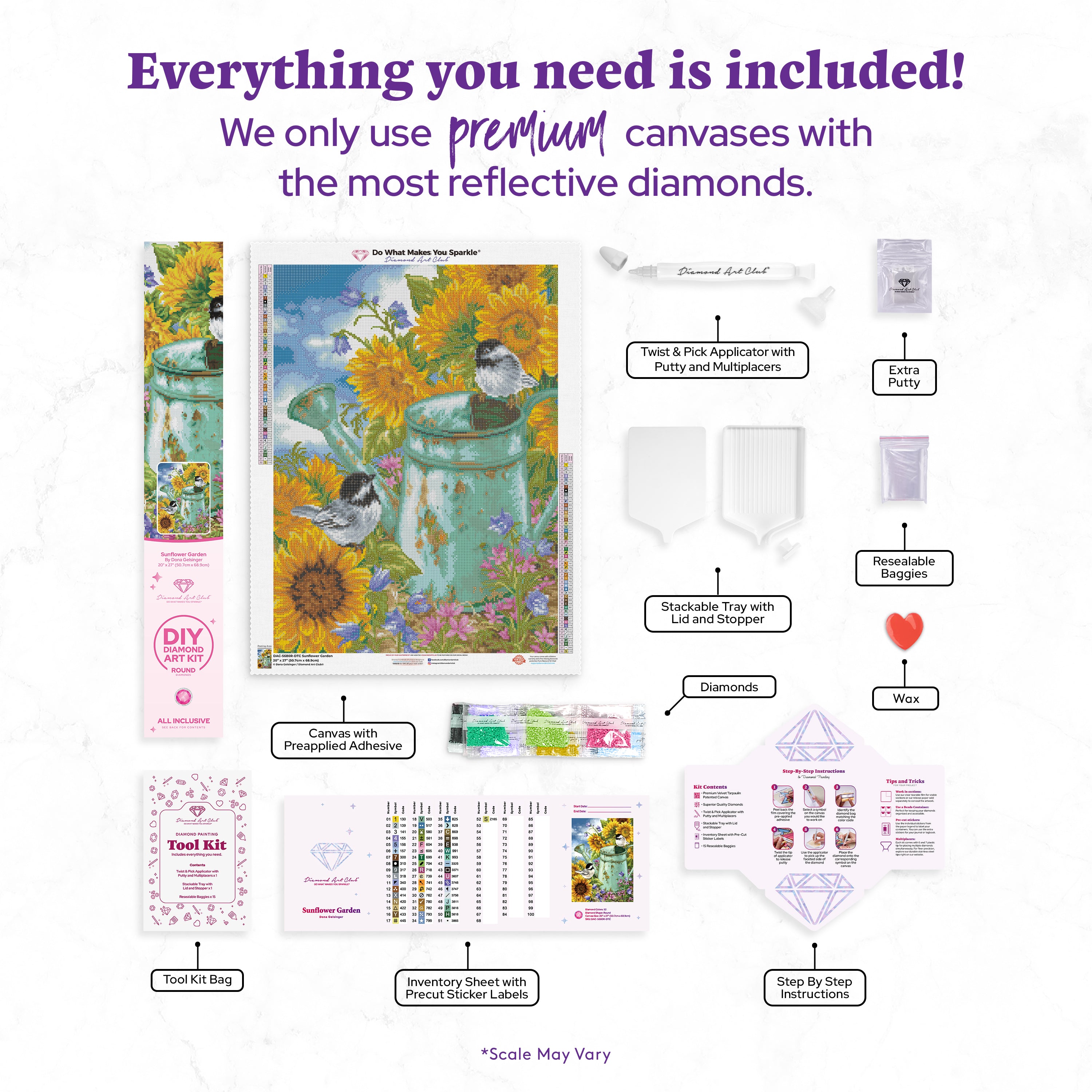 Sunflower Garden – Diamond Art Club