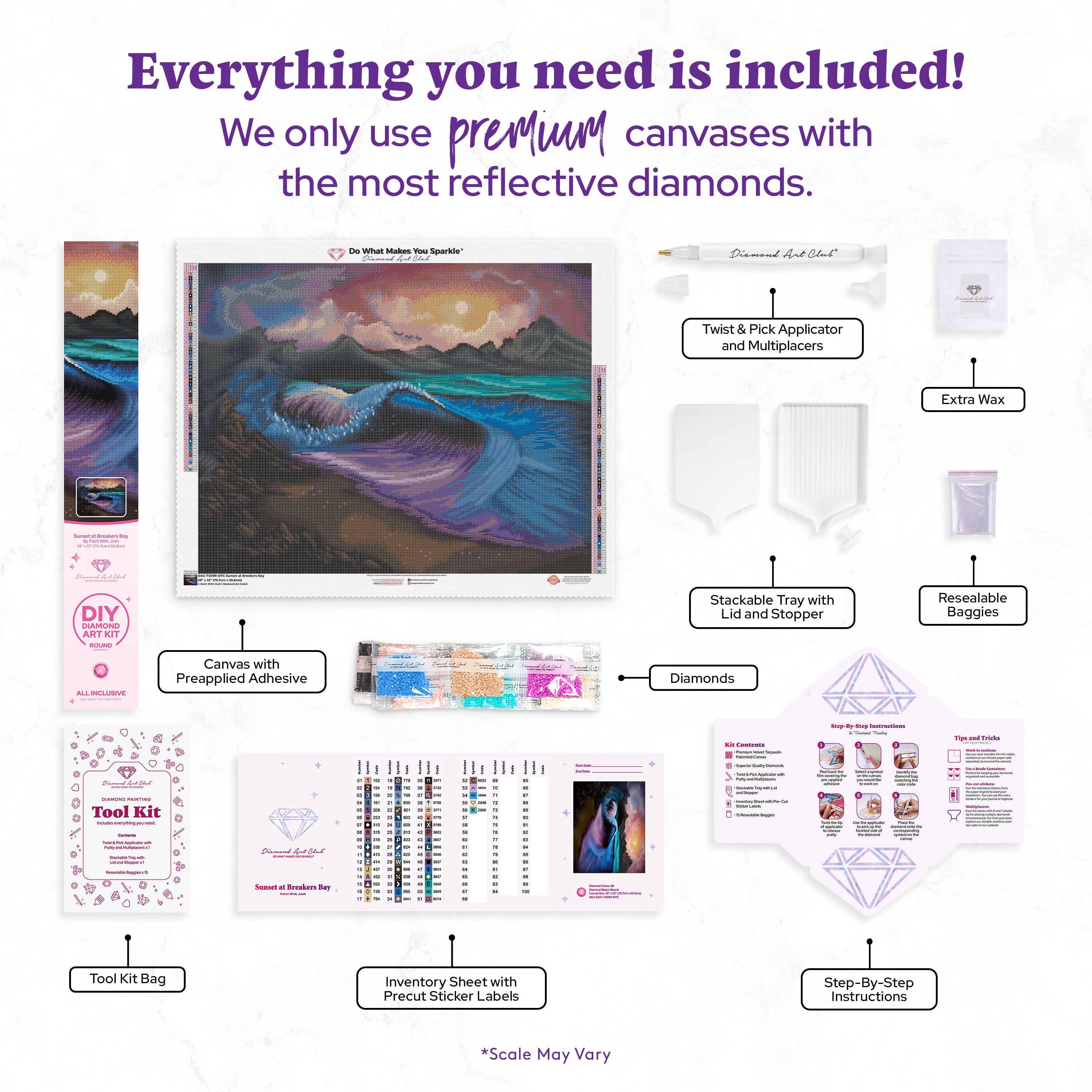 Sunset at Breakers Bay – Diamond Art Club