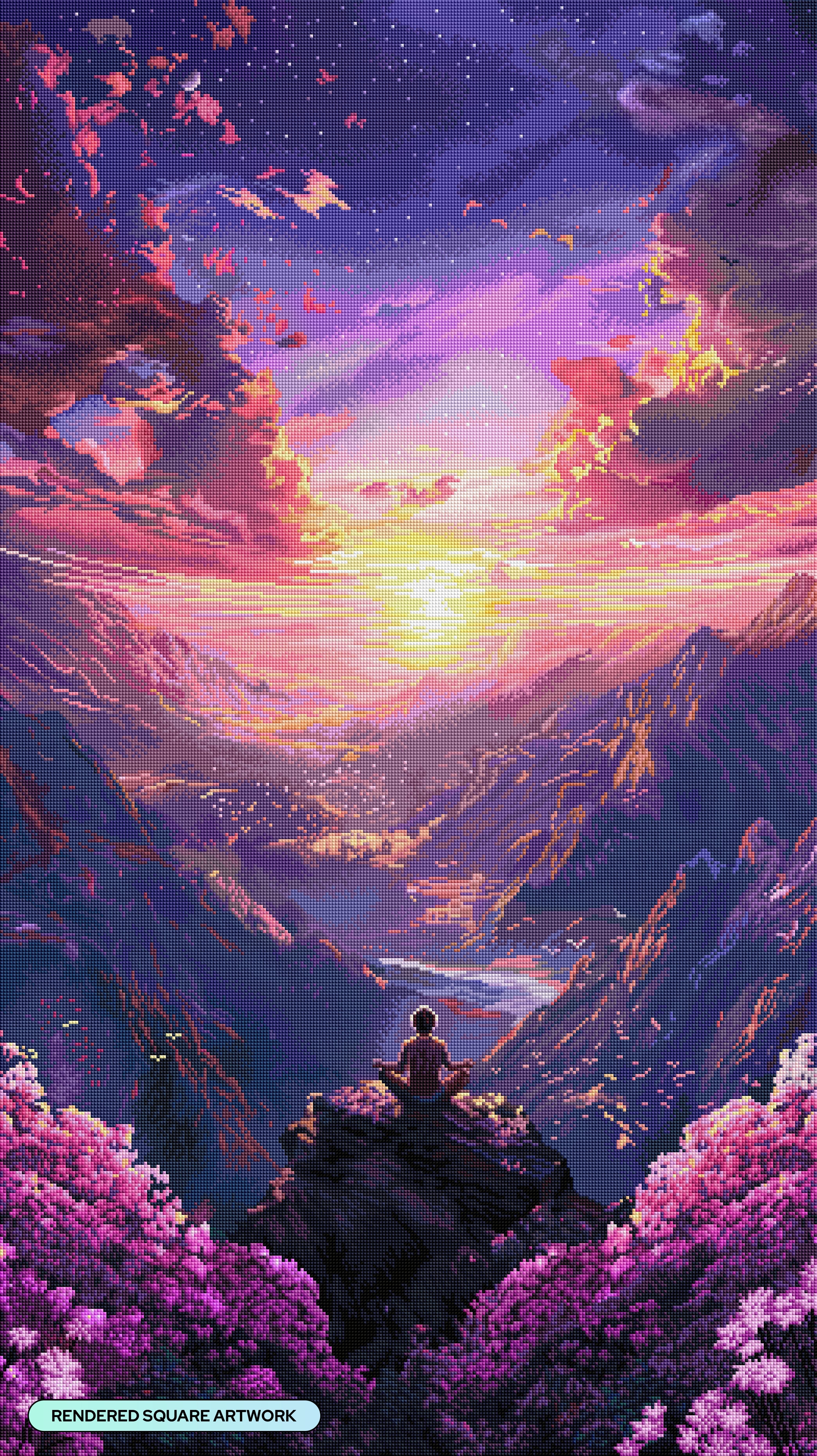 Sunset Meditation – Diamond Art Club