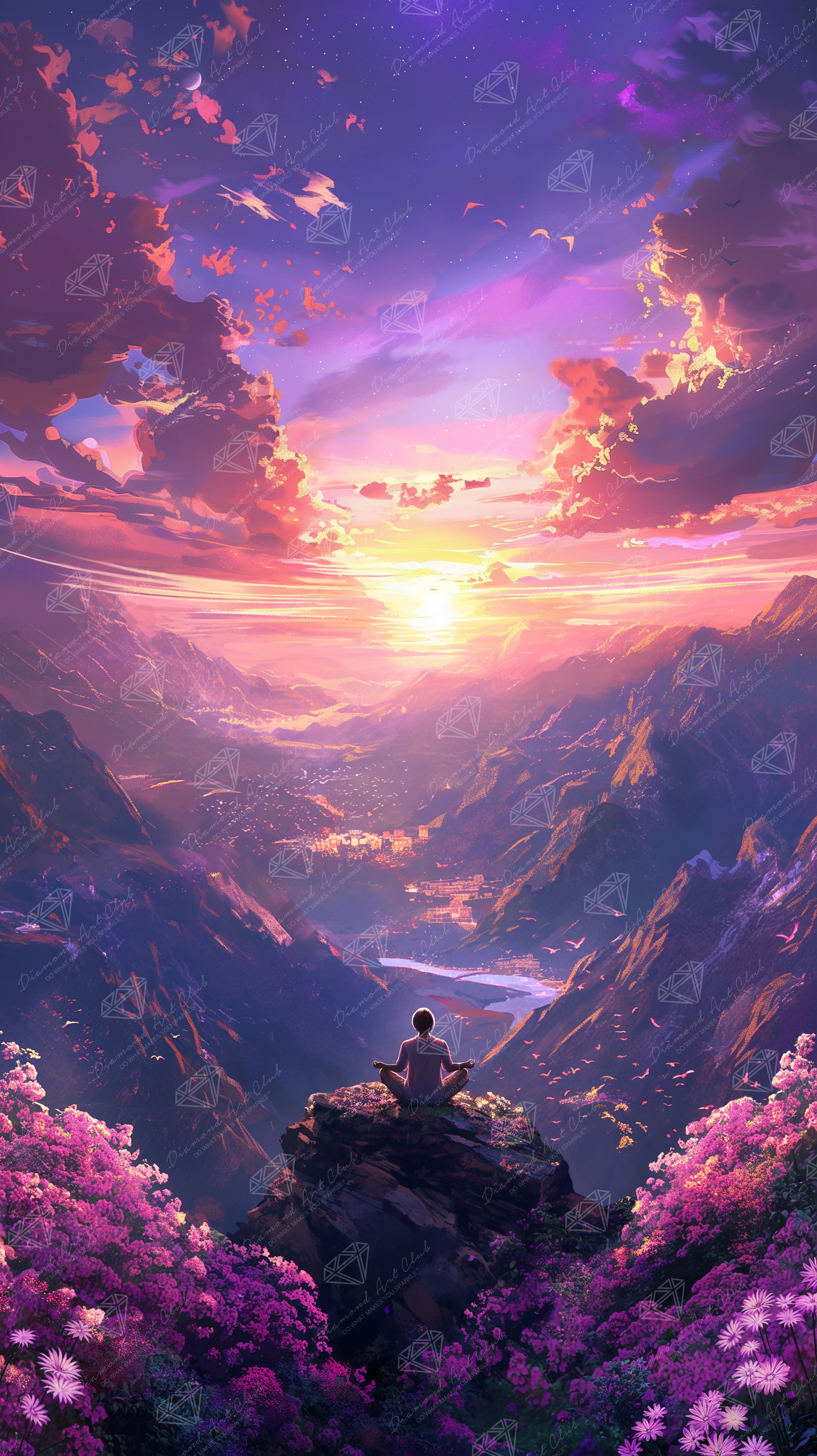 Sunset Meditation – Diamond Art Club