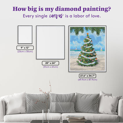 Diamond Painting Surfside Celebration 27.6" x 34.7" (69.9cm x 87.9cm) / Square with 73 Colors including 5 ABs and 3 Fairy Dust Diamonds / 99,193