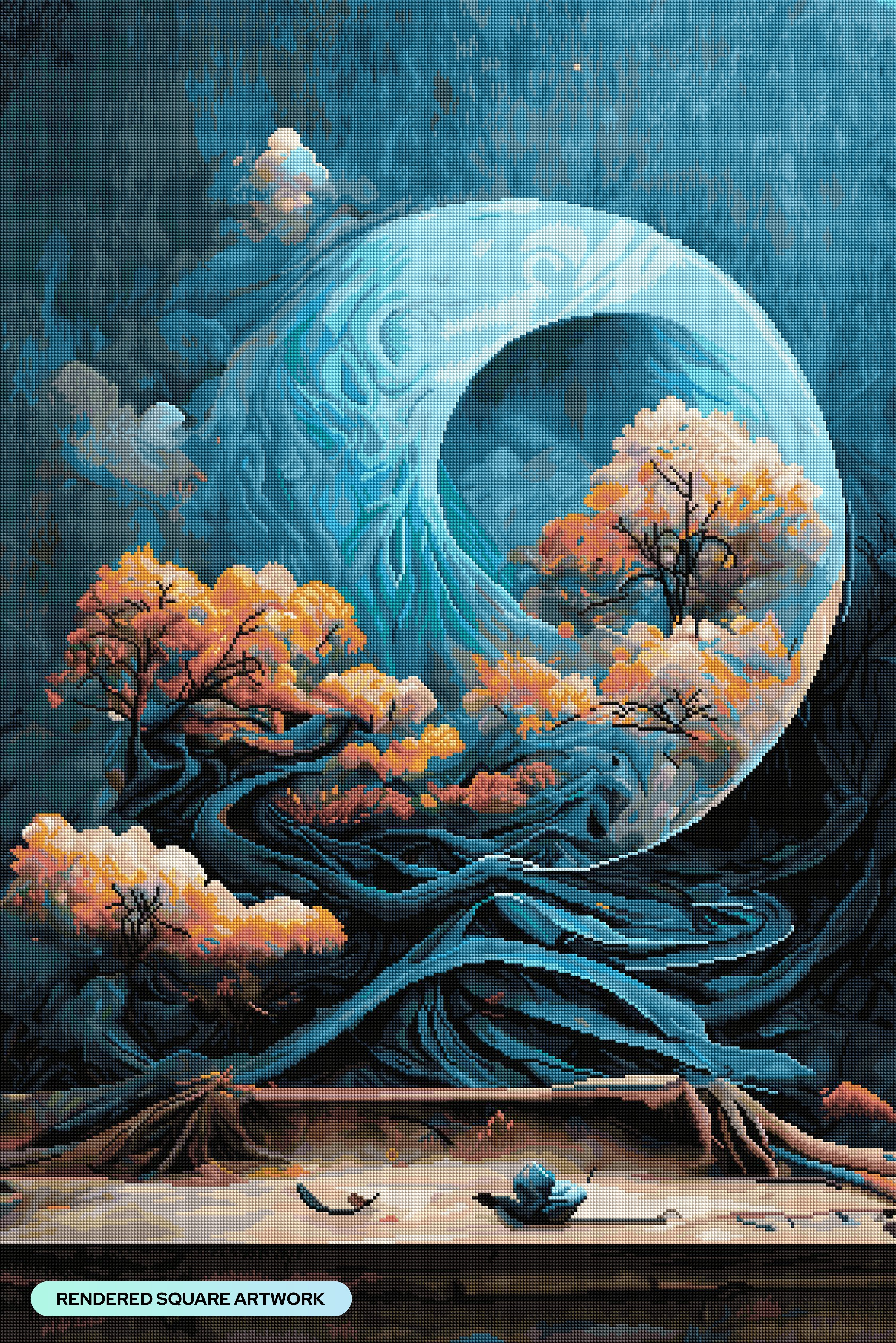 Surreal Blues – Diamond Art Club