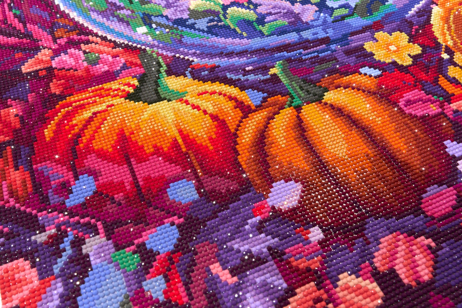 Diamond Painting Sweet Seance 22" x 29" (55.6cm x 73.7cm) / Round with 55 Colors including 4 ABs and 4 Fairy Dust Diamonds / 54,136