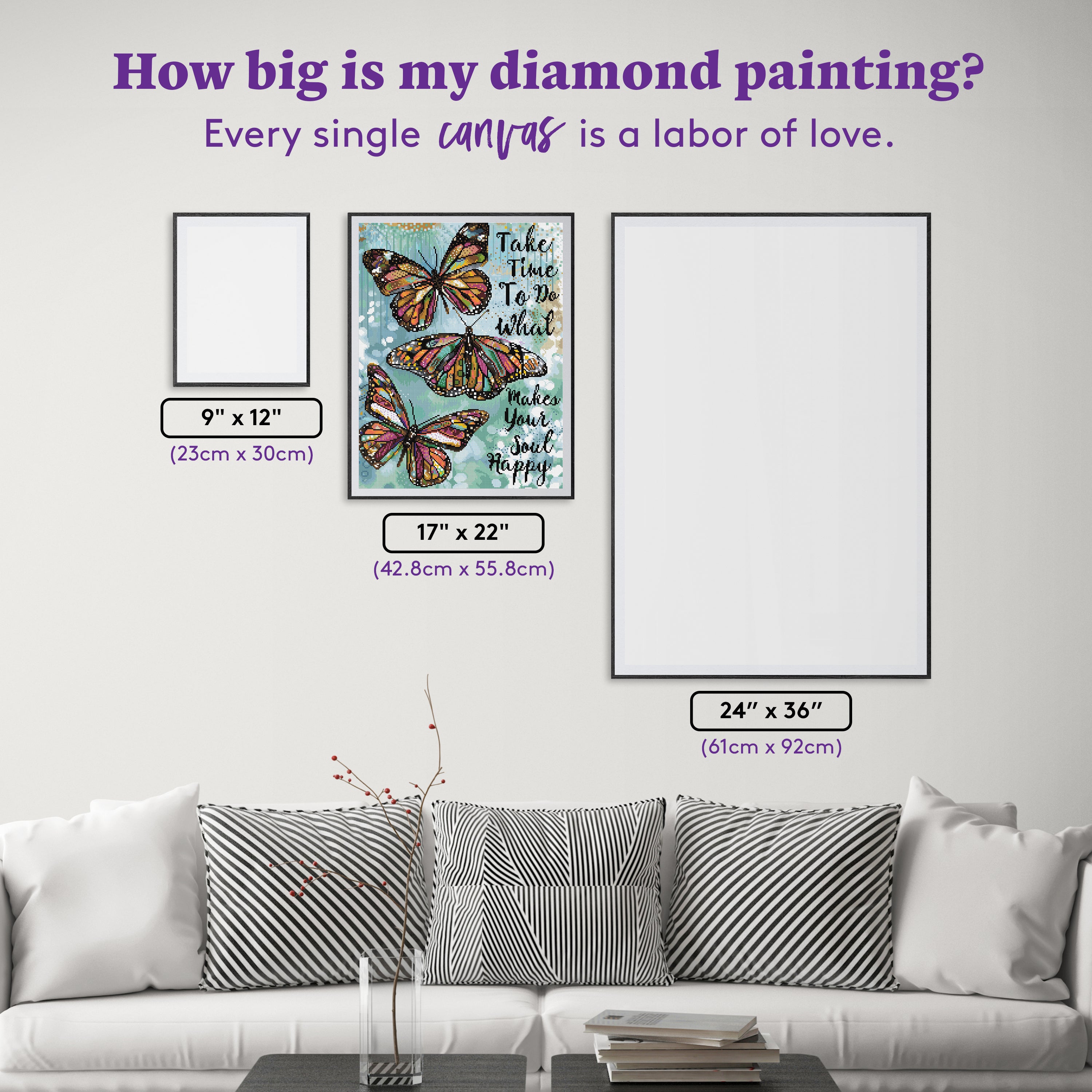 Take Time Butterflies – Diamond Art Club