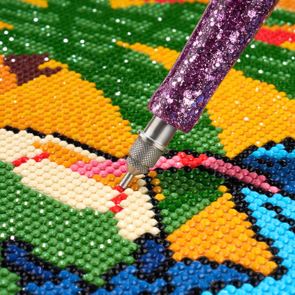 Diamond Painting Textured Stainless Steel Single Placer Tip for Twist and Pick Premium Pens