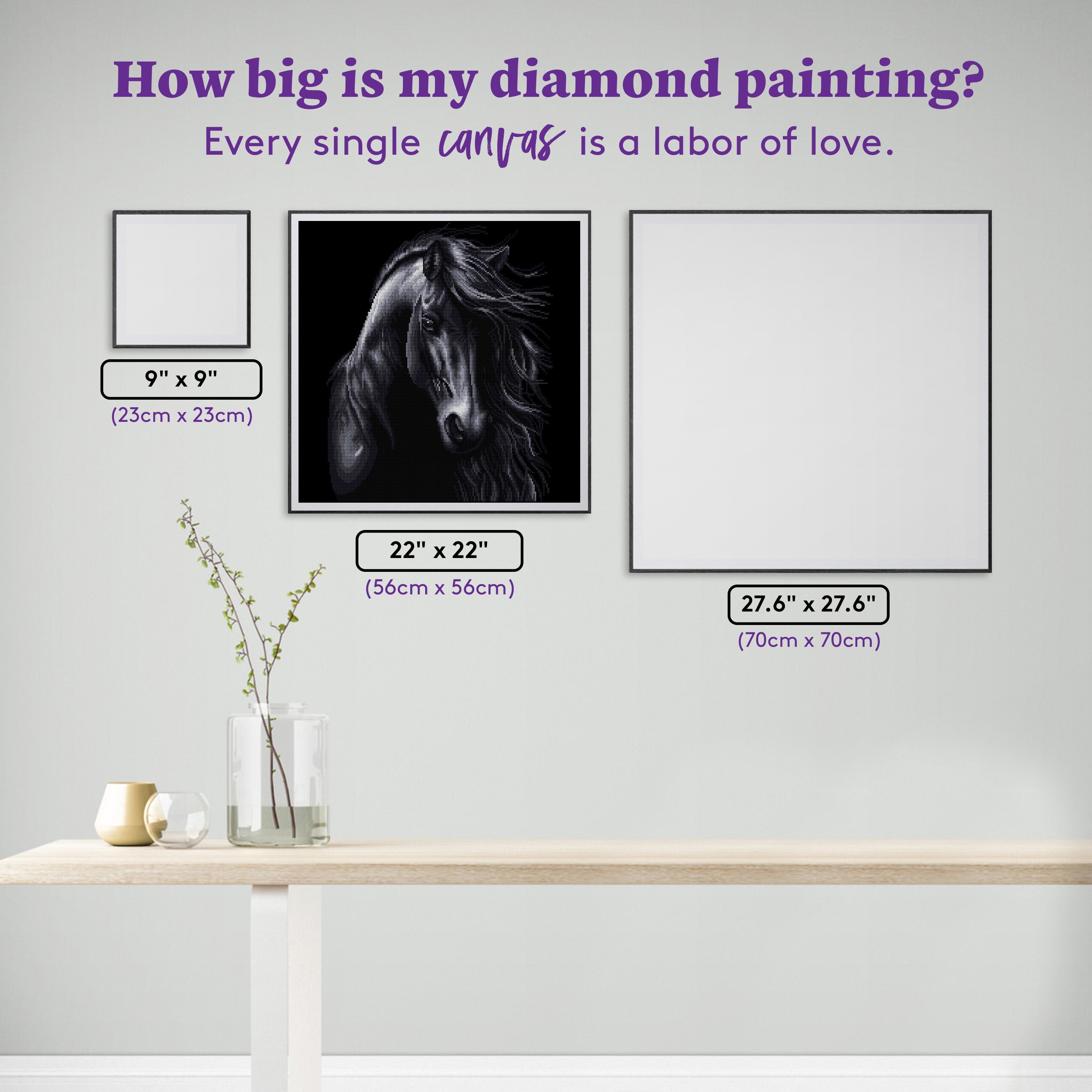 The Black ダイヤモンドアートキット – Diamond Art Club