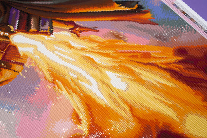 Diamond Painting The Bounty Hunter 25.6" x 28.7" (65cm x 72.9cm) / Square with 57 Colors including 2 ABs and 3 Fairy Dust Diamonds / 76,473