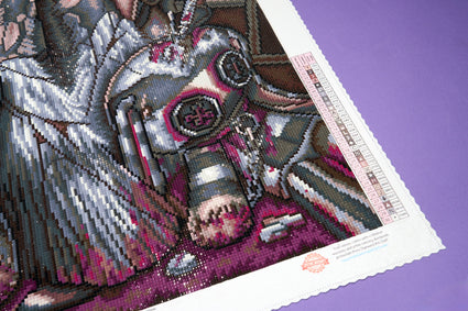 Diamond Painting The Devil Card 22" x 37" (55.8cm x 93.9cm) / Square with 30 Colors including 1 AB and 1 Fairy Dust Diamond / 84,448