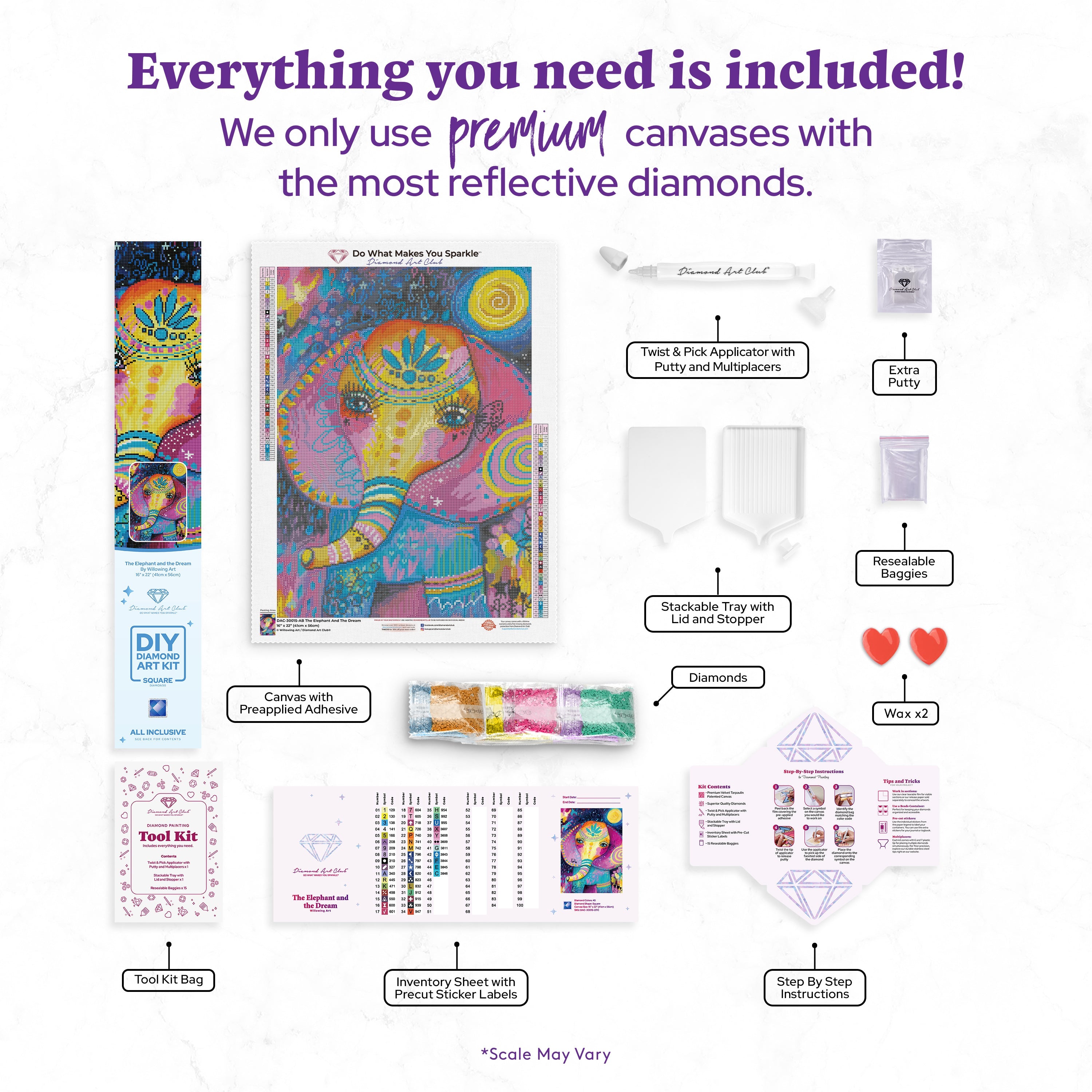 新品 ダイヤモンドアートクラブ The Elephant and Dream The Elephant And The Dream – Diamond Art Club