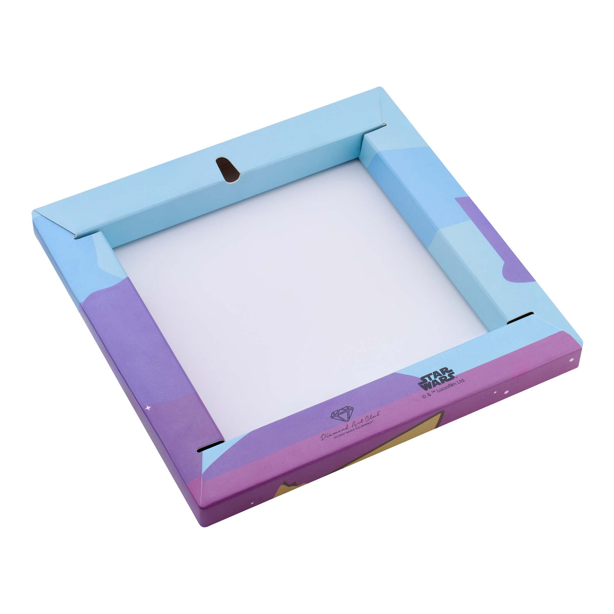 Diamond Painting The Force Master (Grogu) - Easy Gem™ Sparkle Boards 9" x 9" (22cm x 22cm) / Round with 11 Colors including 11 Iridescent Diamonds / 2,305