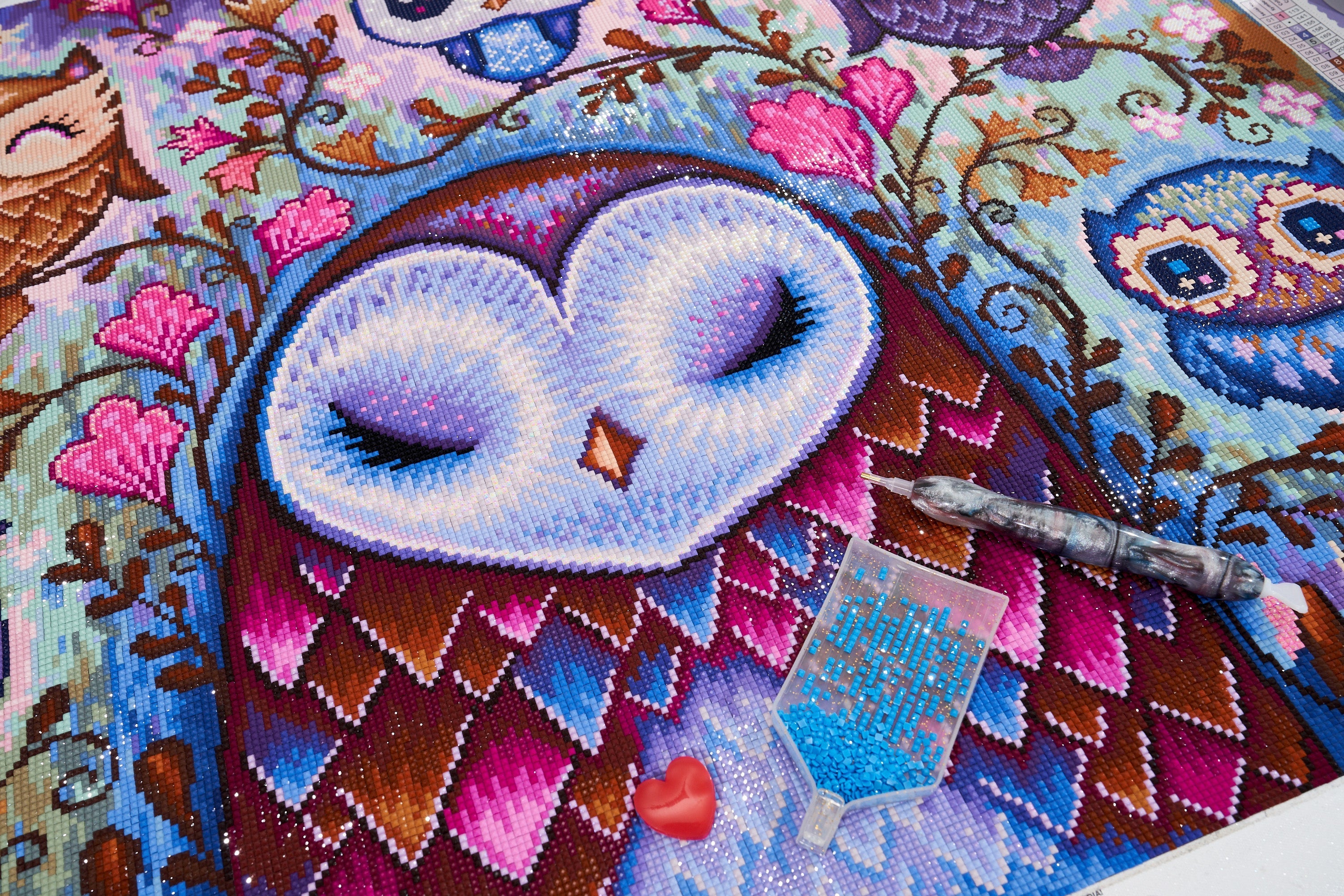 Big Eyed Owl Playing Guitar DIY Special Shaped Diamond Painting Notebook  Diamond Embroidery Cross Stitch Diary Notebook - China Diamond Notebook and  Diamond Embroidery Art price