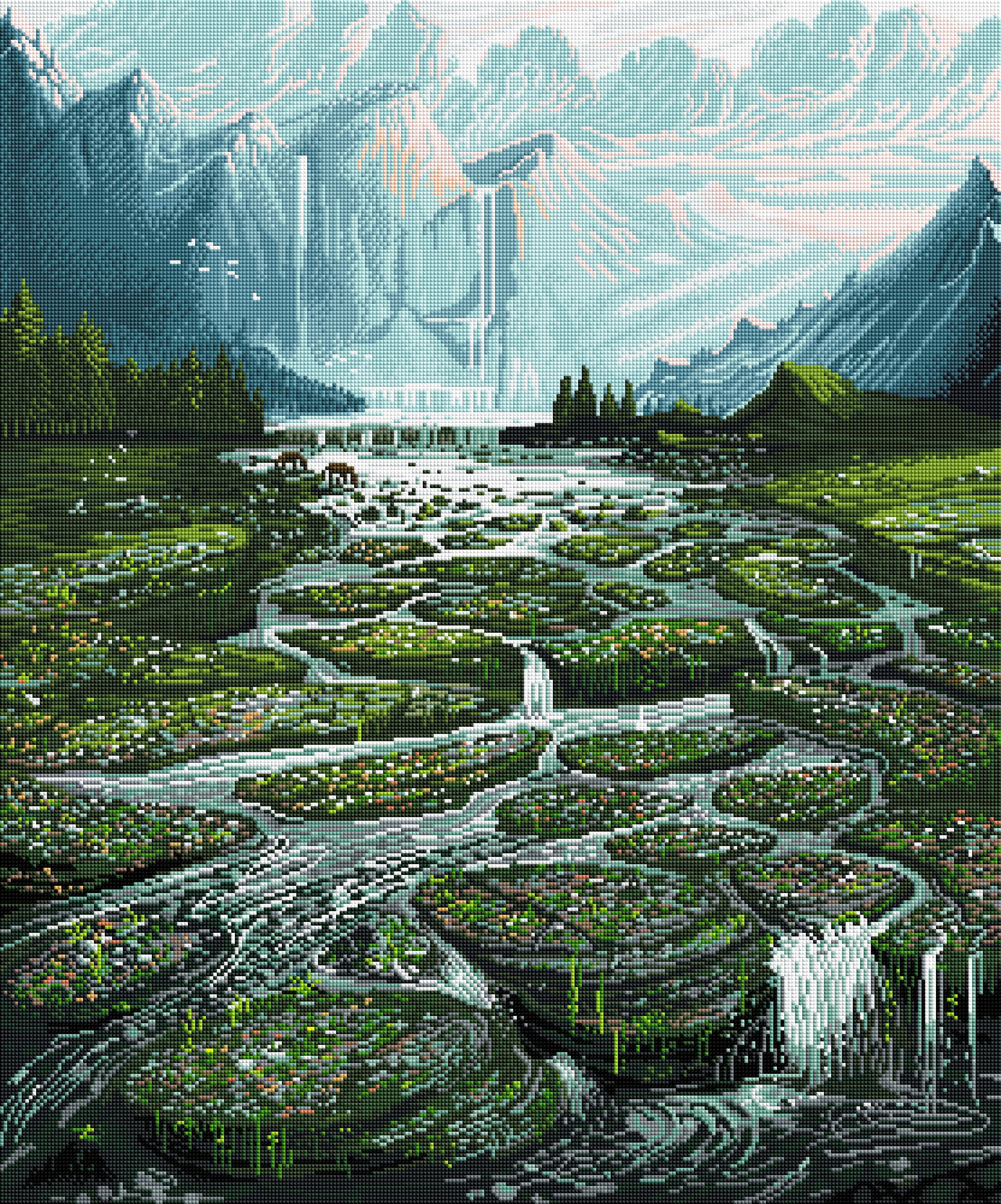The Great Waterfall – Diamond Art Club