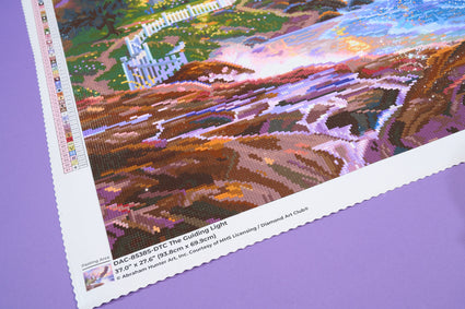 Diamond Painting The Guiding Light 37" x 27.6" (93.8cm x 69.9cm) / Square with 91 Colors including 4 ABs and 4 Fairy Dust Diamonds / 105,937