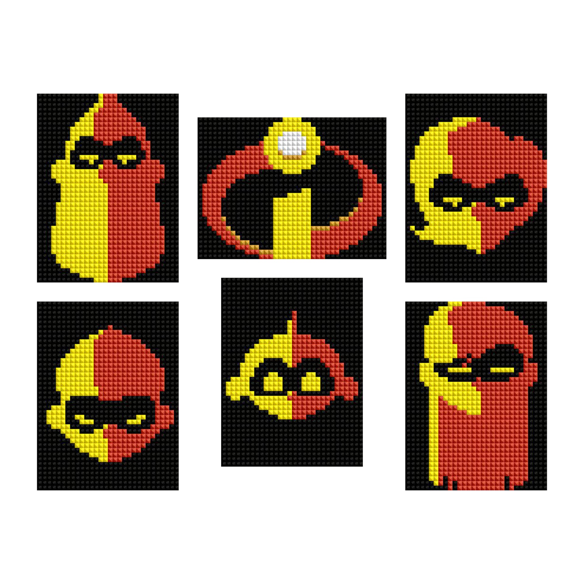 Diamond Painting The Incredibles™ - Mini Dazzles™ 4" x 6" (10.2cm x 15.2cm) / Square With 5 Colors Including 5 Fairy Dust Diamonds / 7,200