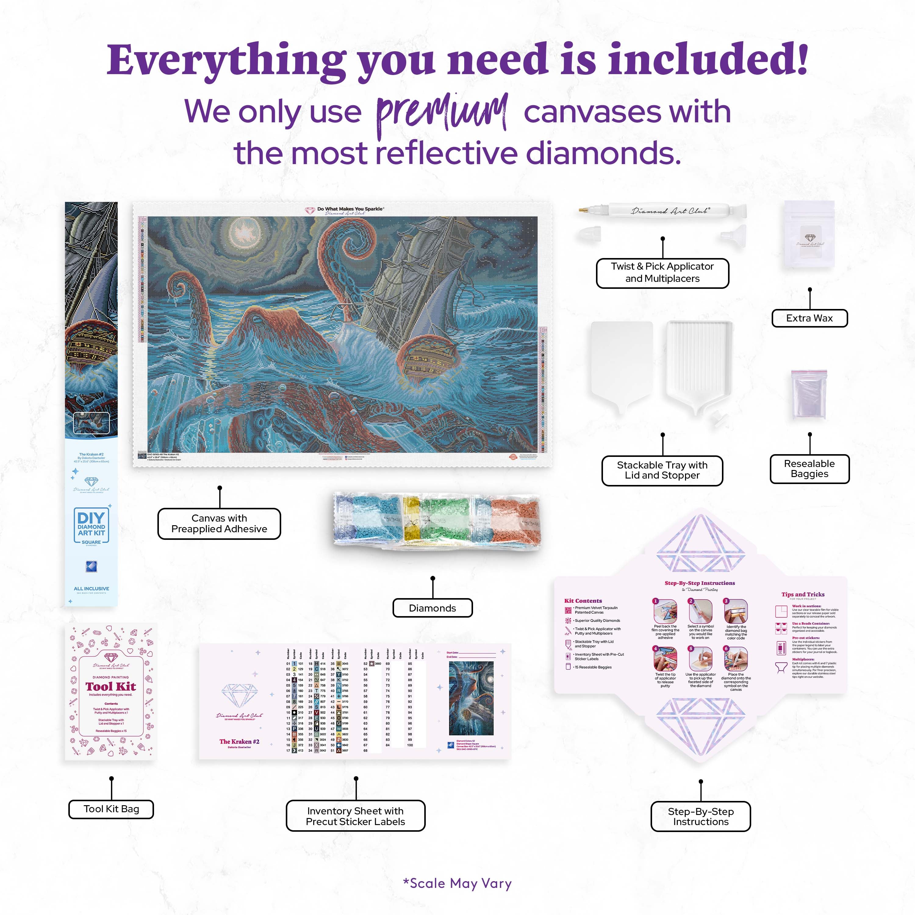 The Kraken #2 – Diamond Art Club