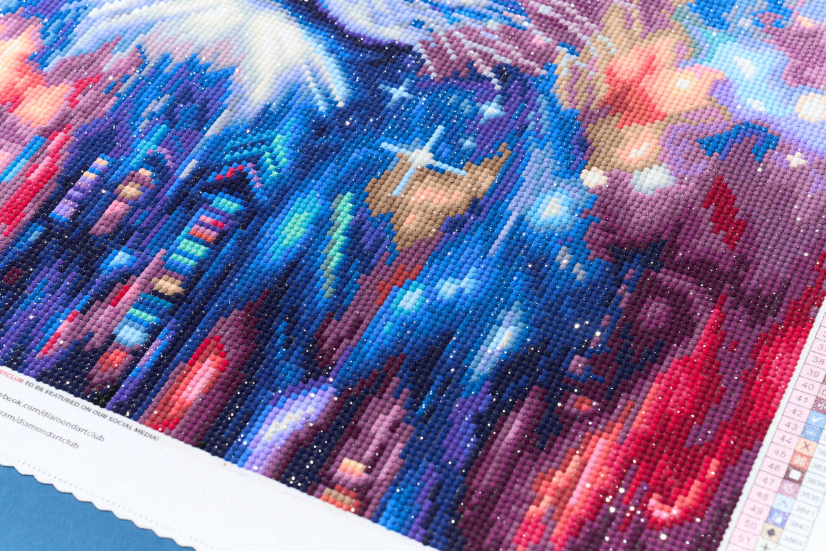 Diamond Painting The Messenger 22" x 28" (55.6cm x 70.7cm) / Round with 58 Colors including 1 AB and 4 Fairy Dust Diamonds / 51,914