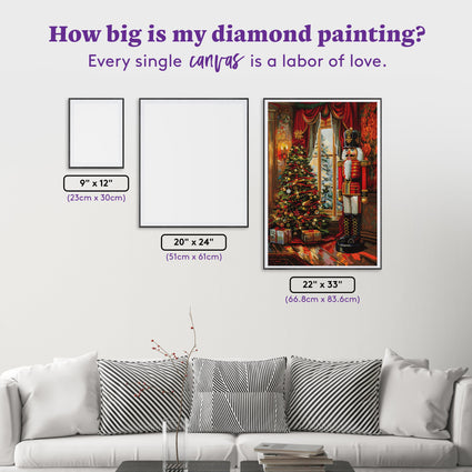 Diamond Painting The Night Watchman 22" x 33" (66.8cm x 83.6cm) / Square with 87 Colors including 1 Electro Diamond and 1 Iridescent Diamond and 3 Special Diamonds and 4 Fairy Dust Diamonds / 75,264