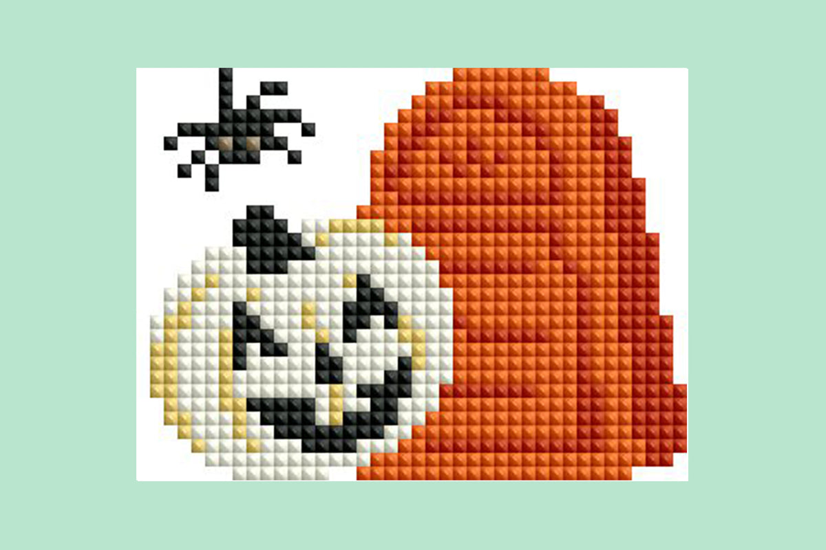 Diamond Painting The Nightmare Before Christmas - Mini Dazzles™ 4" x 6" (10.2cm x 15.2cm) / Square With 8 Colors Including 8 Fairy Dust Diamonds / 4,339