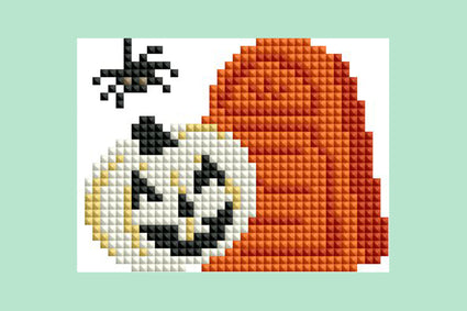 Diamond Painting The Nightmare Before Christmas - Mini Dazzles™ 4" x 6" (10.2cm x 15.2cm) / Square With 8 Colors Including 8 Fairy Dust Diamonds / 4,339