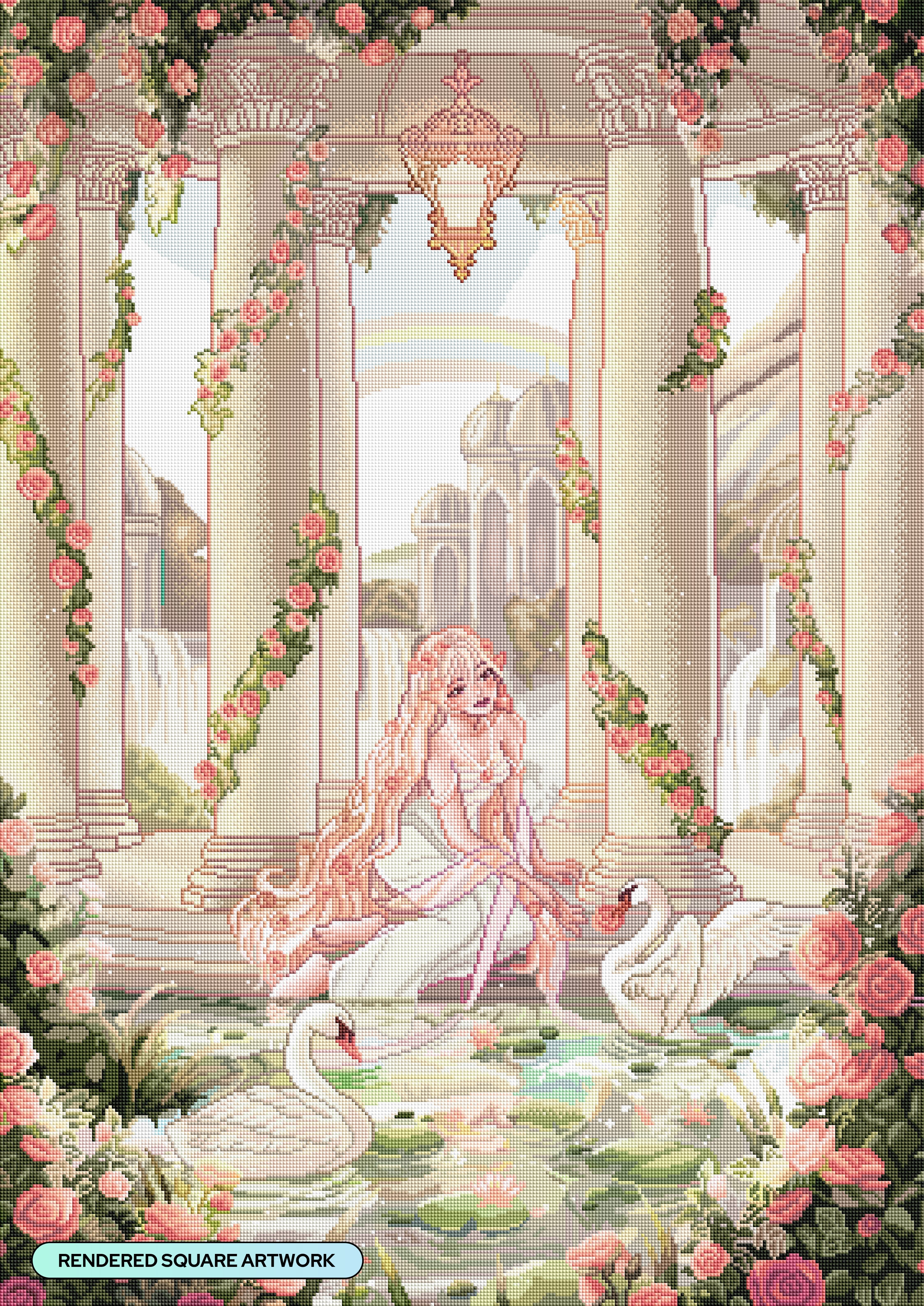 ニンフの庭 ダイヤモンドペインティングキット – Diamond Art Club