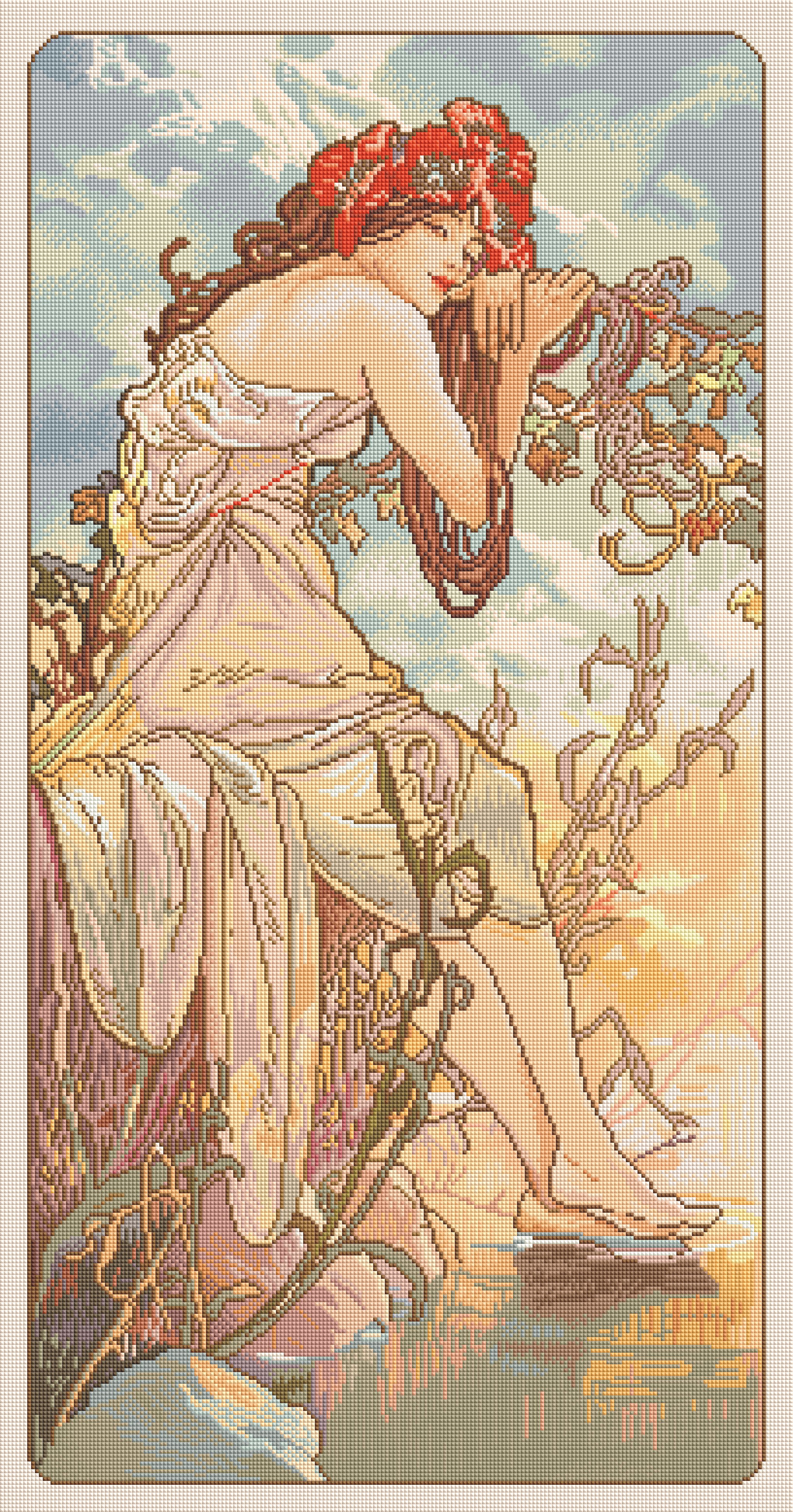 The Seasons: Summer (1896) ダイヤモンドアートキット – Diamond Art Club