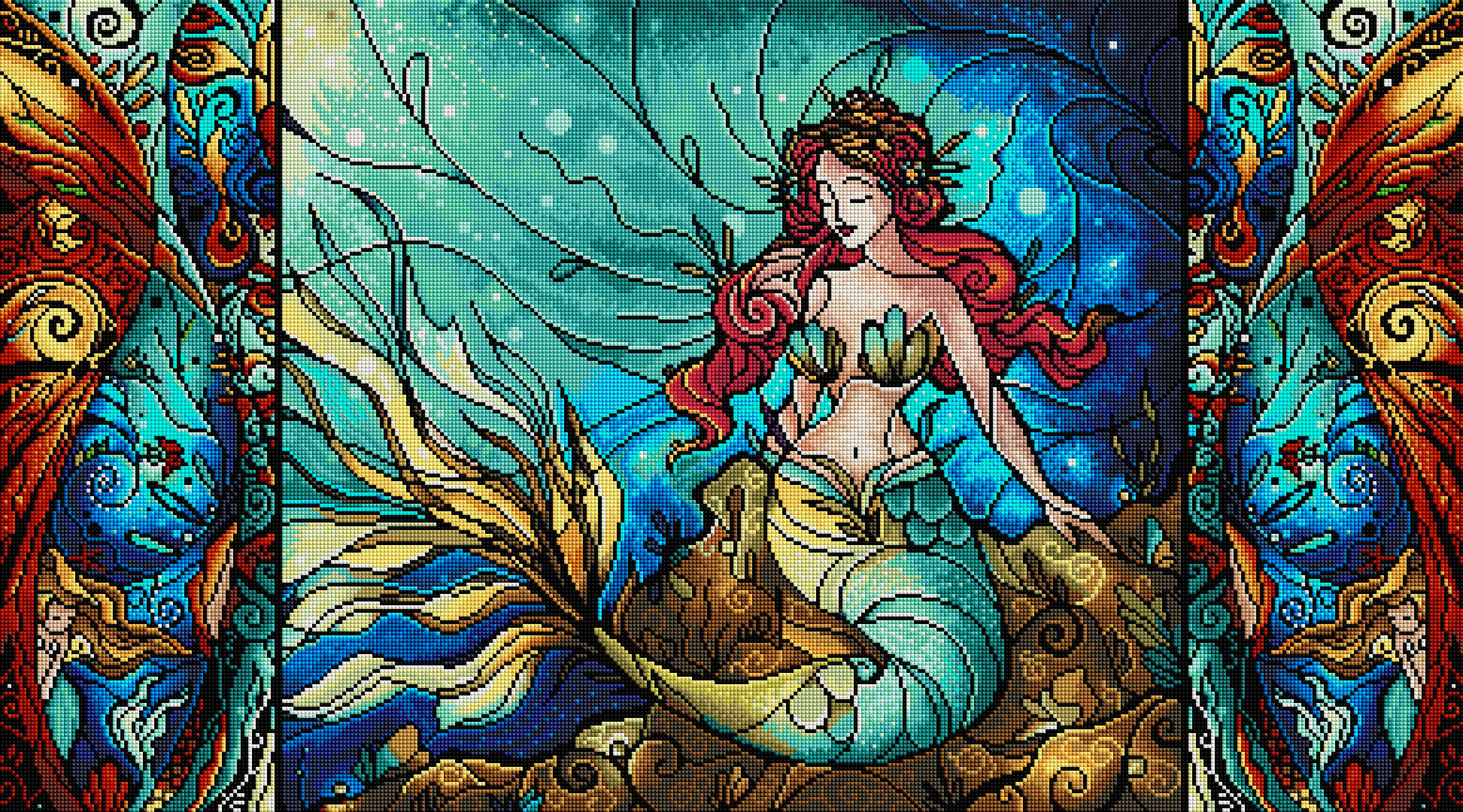 The Serene Siren Triptych – Diamond Art Club