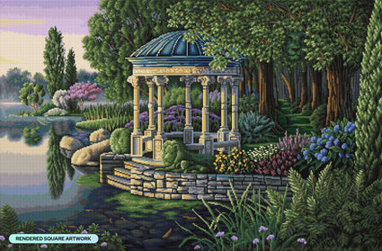 Diamond Painting The Shelter 39" x 25.6" (98.8cm x 65cm) / Square With 59 Colors Including 3 ABs and 2 Fairy Dust Diamonds / 103,617