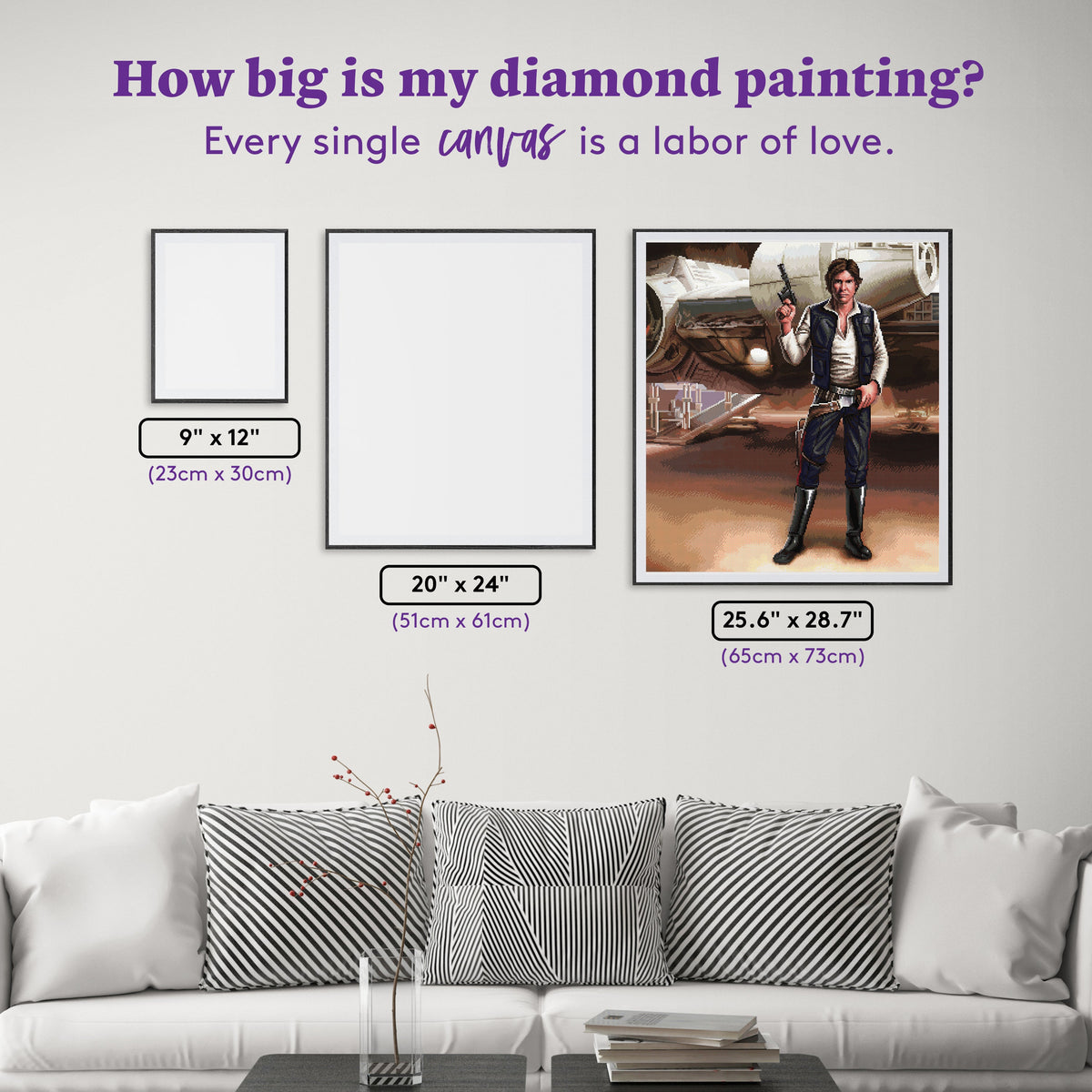 Diamond Painting The Smuggler 25.6" x 28.7" (65cm x 73cm) / Square with 58 Colors including 2 ABs and 4 Fairy Dust Diamonds / 76,473