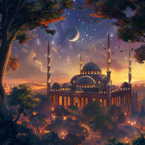 Diamond Painting The Starlit Sanctuary 27.6" x 27.6" (69.9cm x 69.9cm) / Square with 77 Colors including 2 ABs and 4 Fairy Dust Diamonds / 78,961